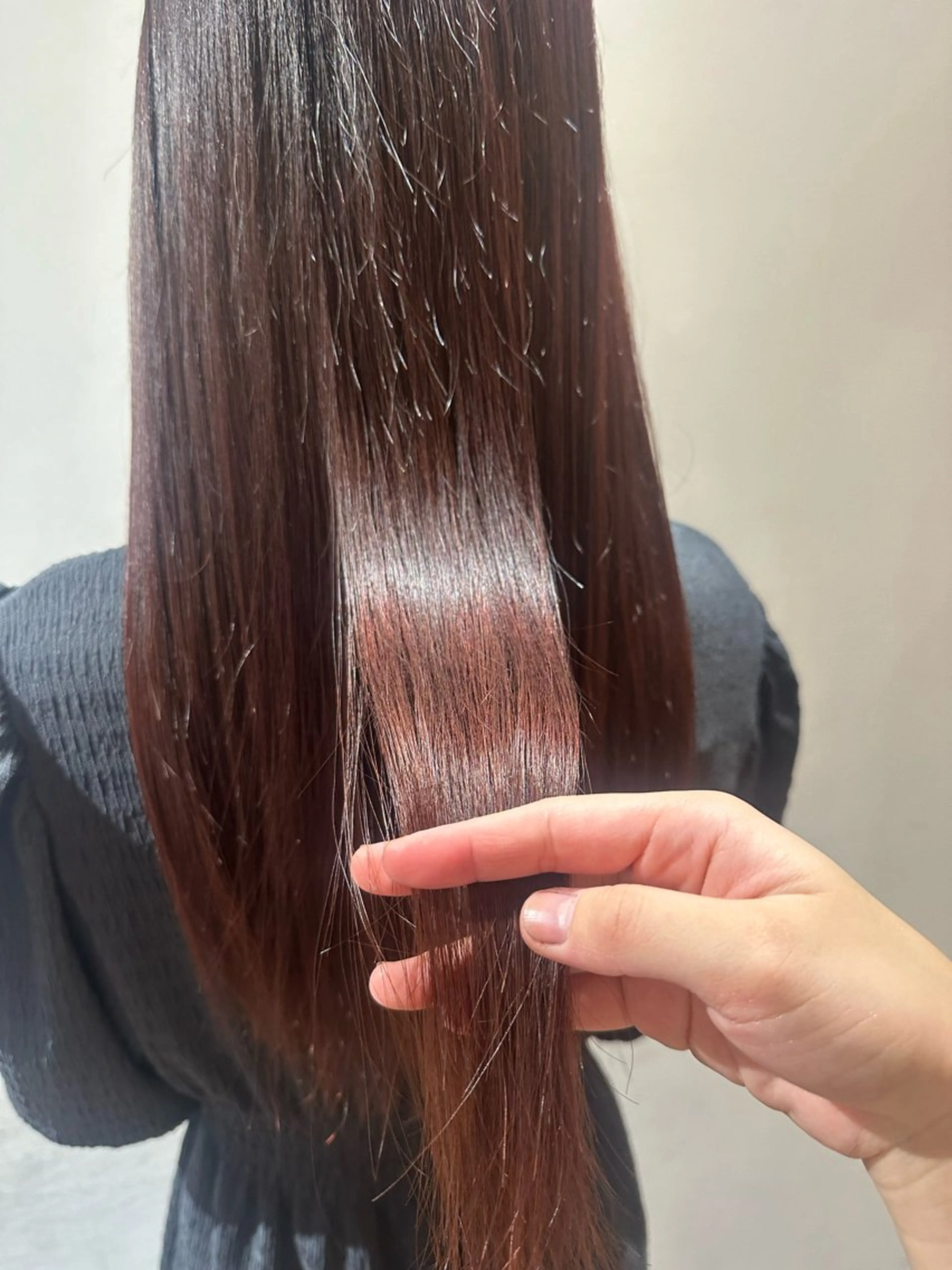 ロング カラー ヘアカラー トリートメント いまじゅく あおいのヘアスタイル