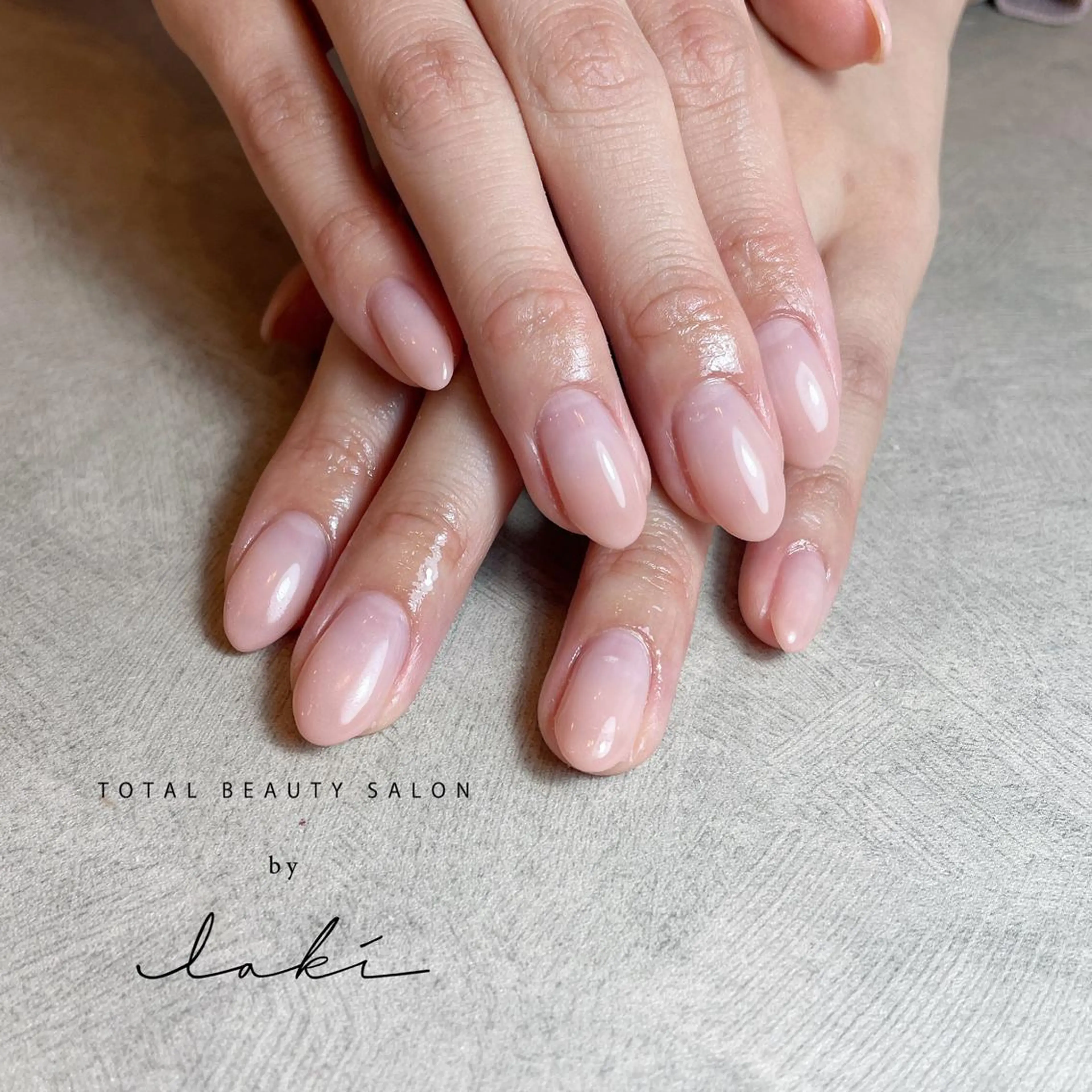 ネイル ピンク ピンクベージュ my&_ maimiのネイルデザイン