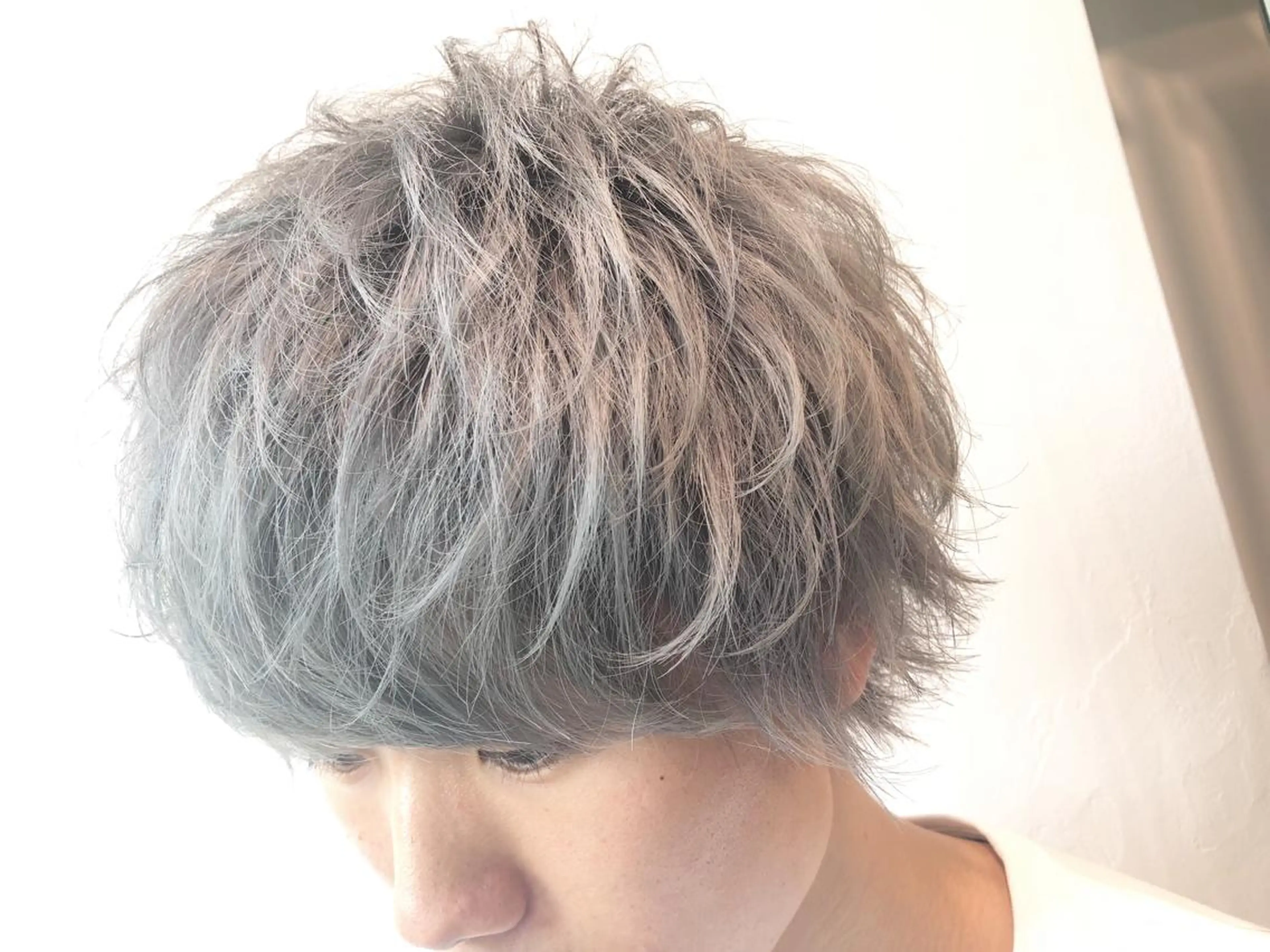 メンズ BABY 艶髪暗髪ヘア💖達人のヘアスタイル