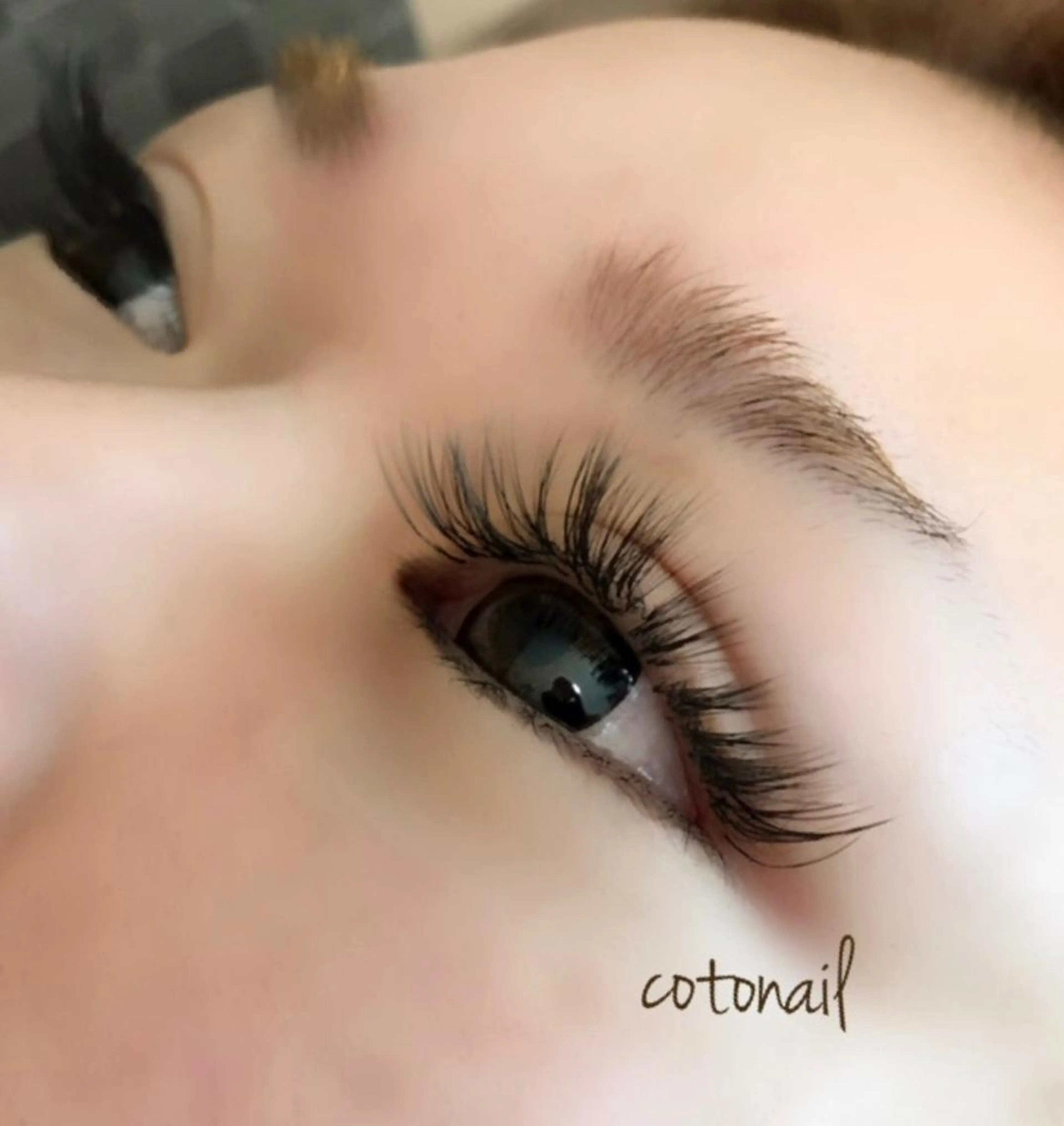 マツエク・マツパ 付け放題 ツメトマツゲ .のネイルデザイン