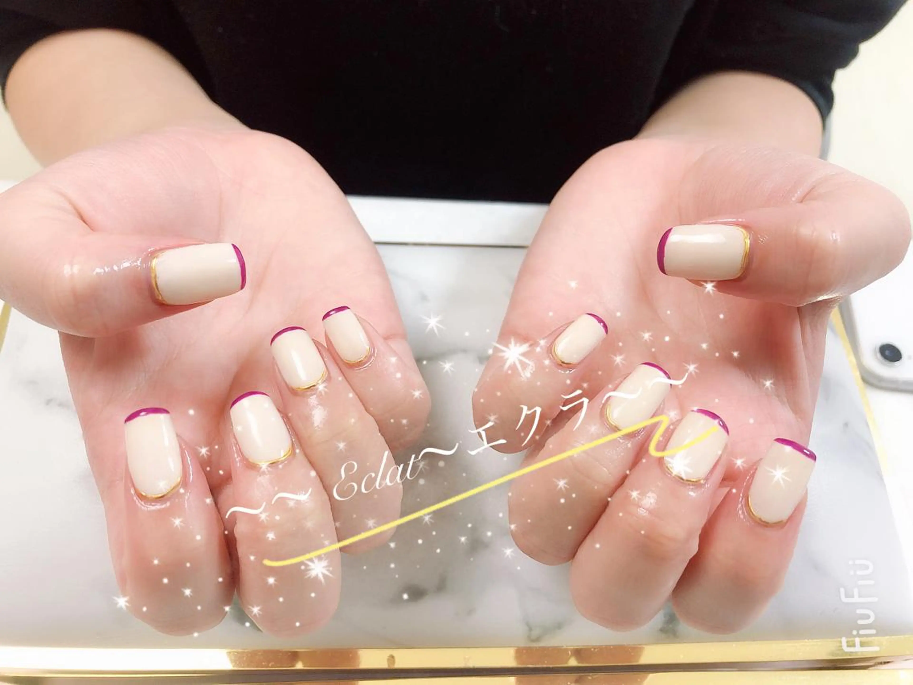 ネイル ネイルサロンエクラ 🫧Shizukaのネイルデザイン