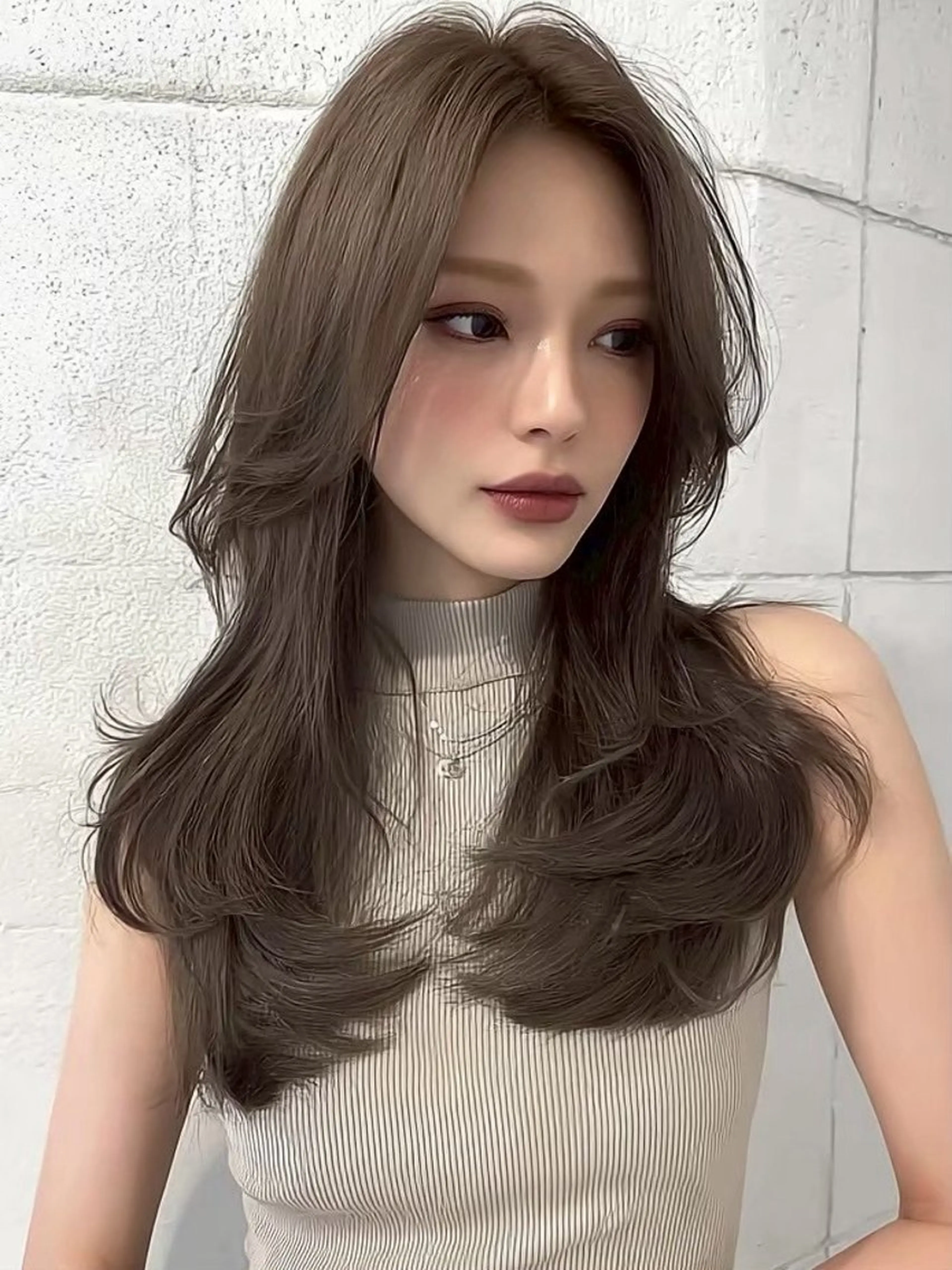 ロング JUNA💜 /韓国 ヘア/艶髪/髪質改善のヘアスタイル