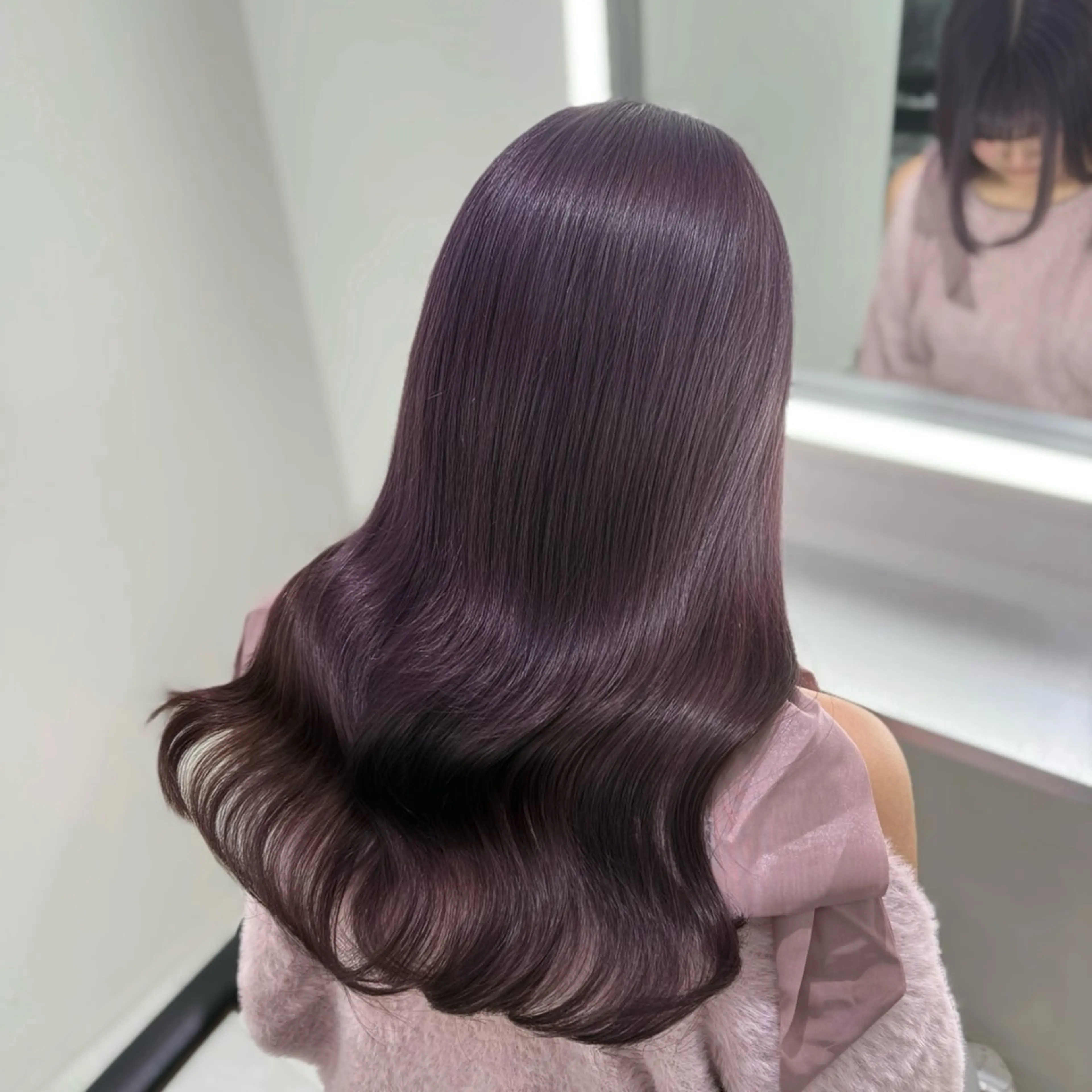 セミロング tace新宿 めいのヘアスタイル