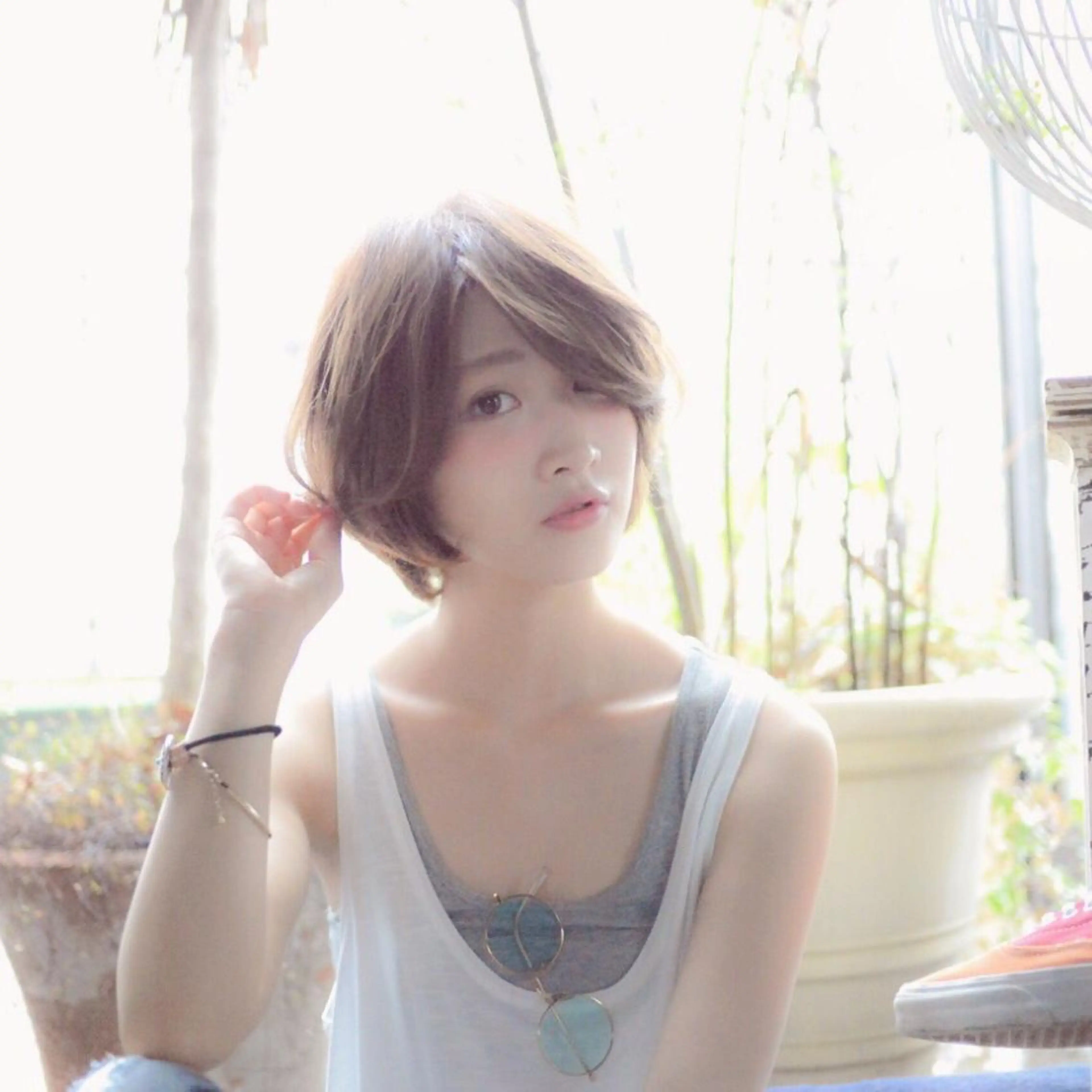 ショート カラー パーマ 💈LuTa💈_ 公式_NewOpenのヘアスタイル