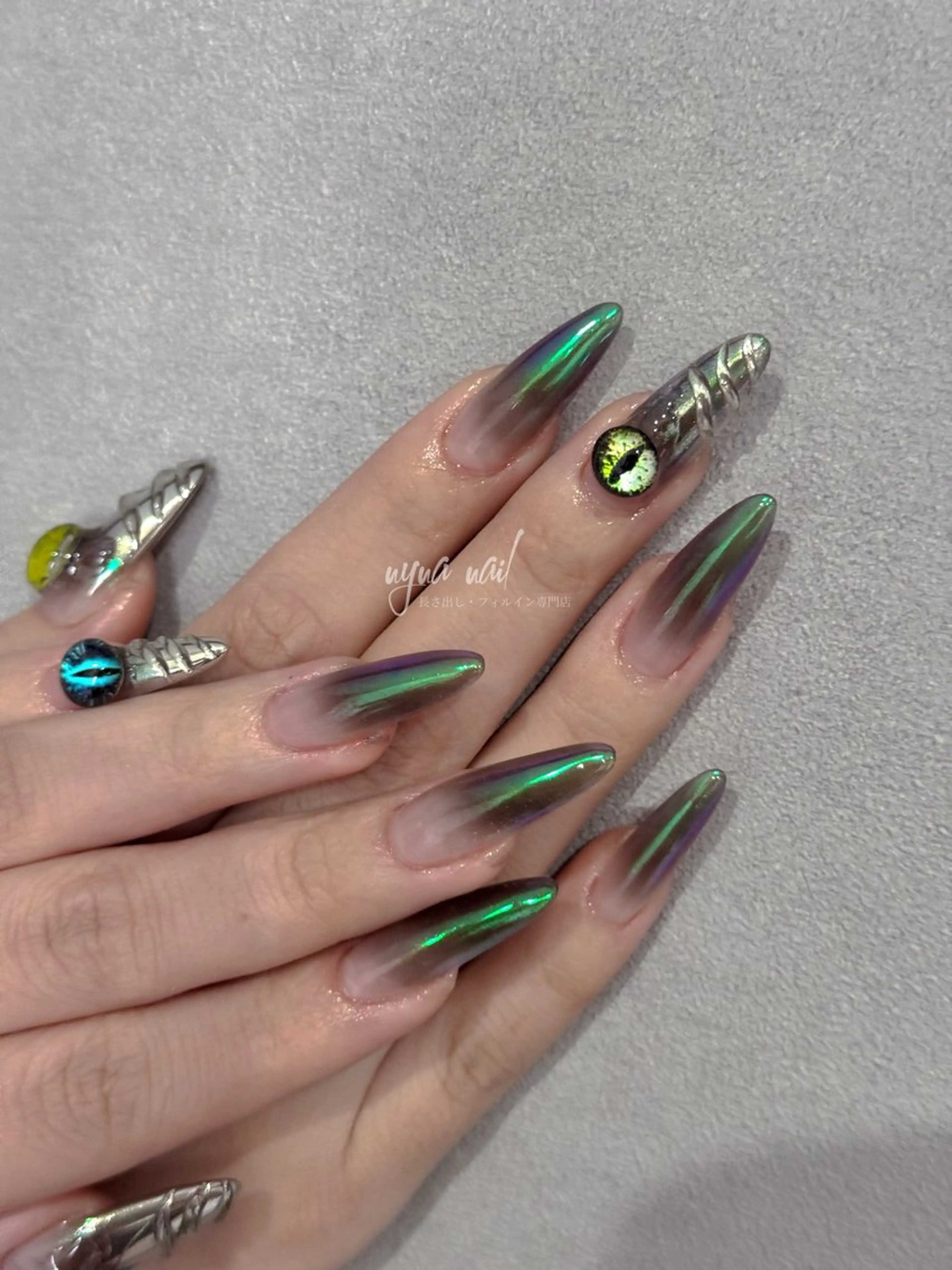 ネイル ハンドネイル 長さ出し専門 nynaのネイルデザイン