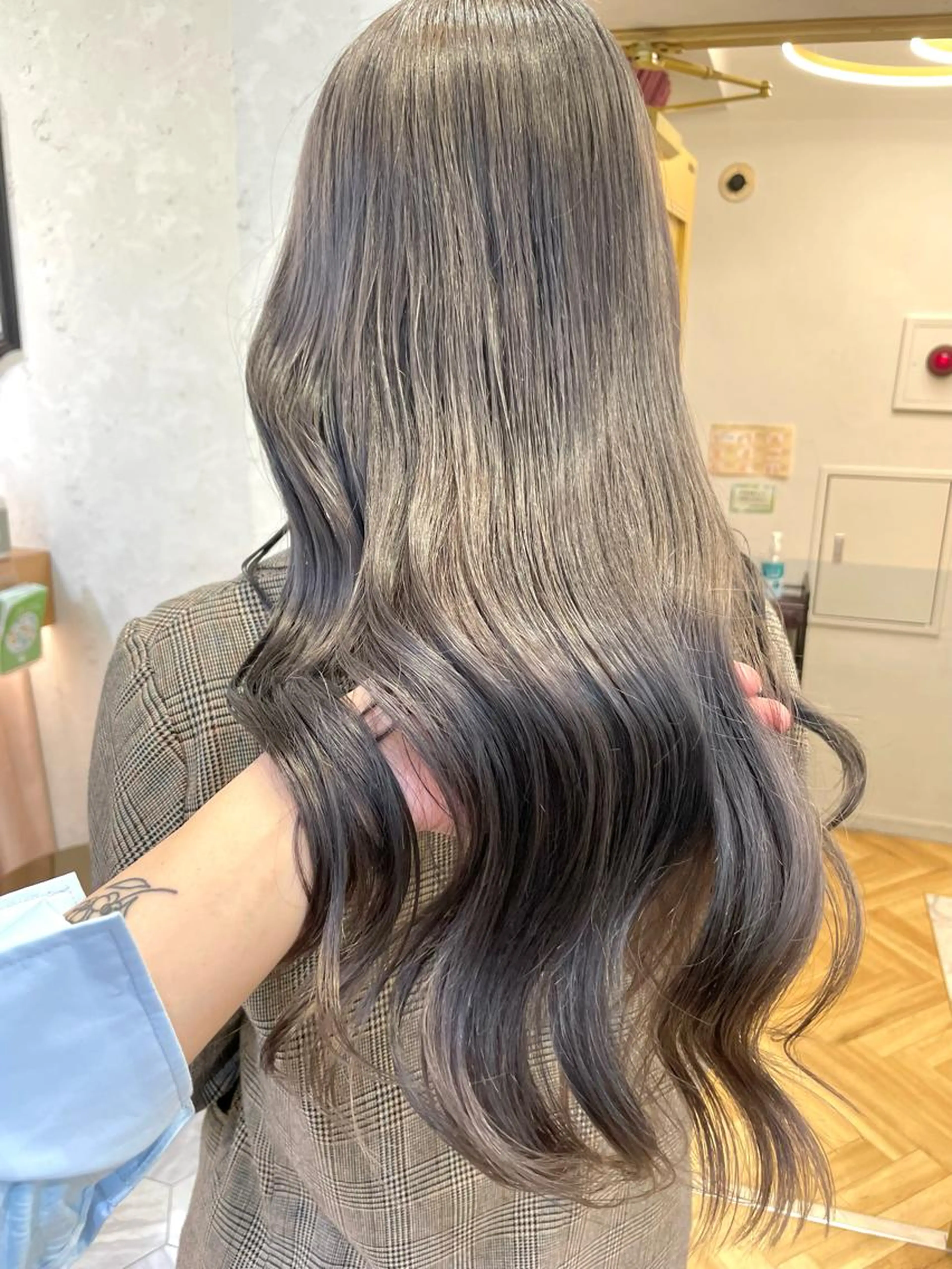 💖大人気💖🫧質感再生カラー🫧+カット+2ステップトリートメント(ホームケア付き)の写真