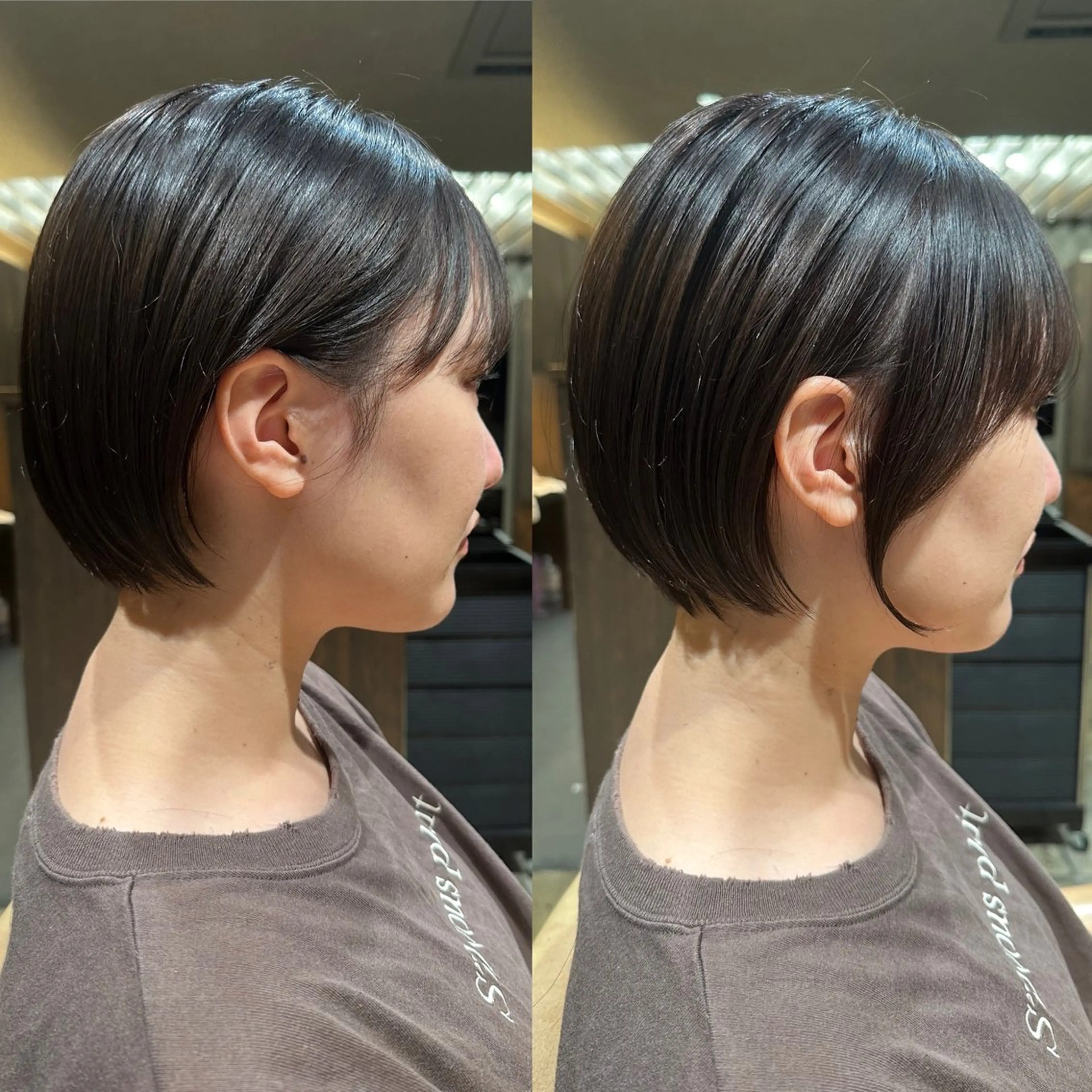 ショート カラー カット ヘアカラー トリートメント 似合わせ松本 容政のヘアスタイル