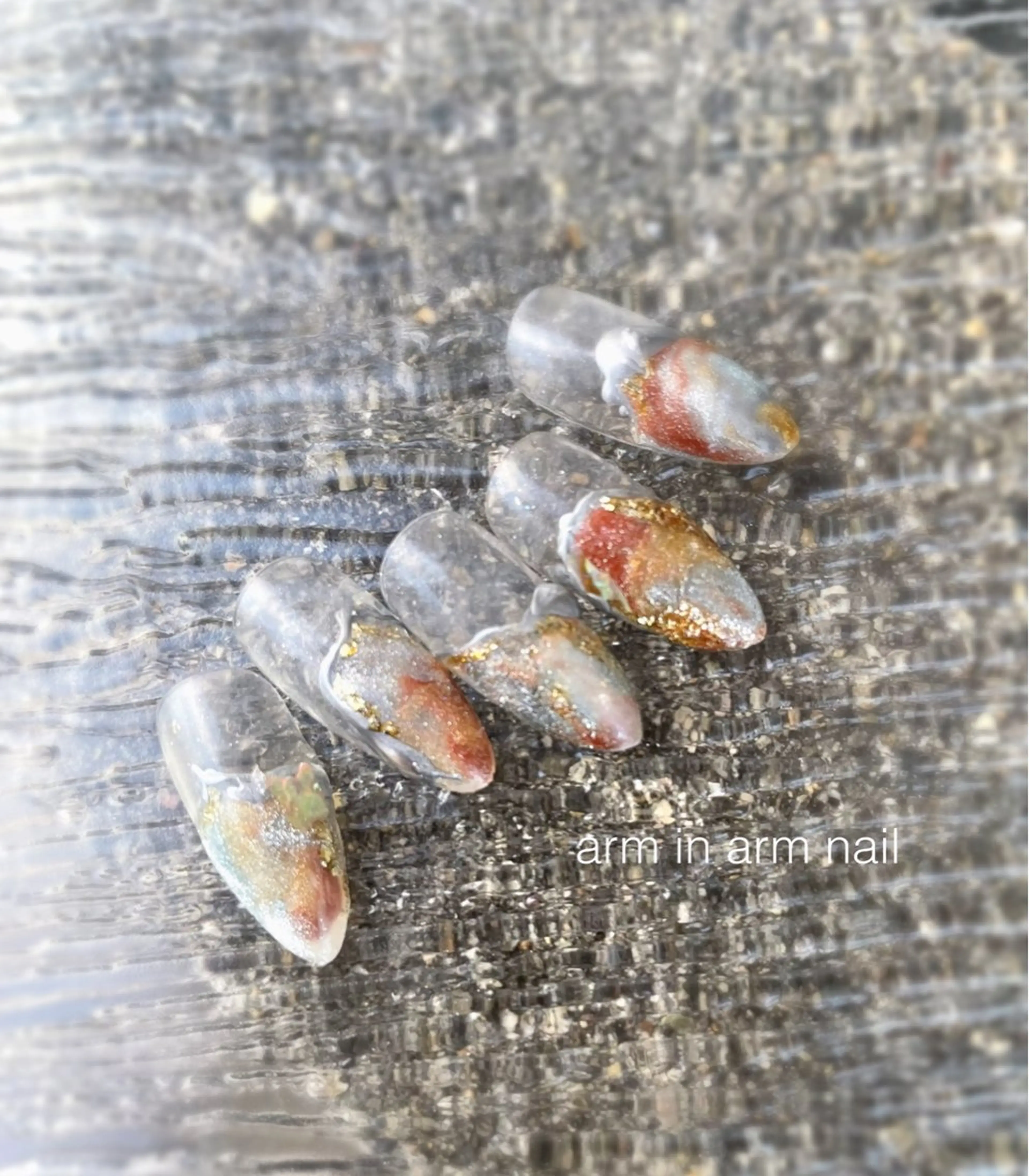 ネイル arm in arm ︎✿Yamamotoのマツエク・マツパデザイン