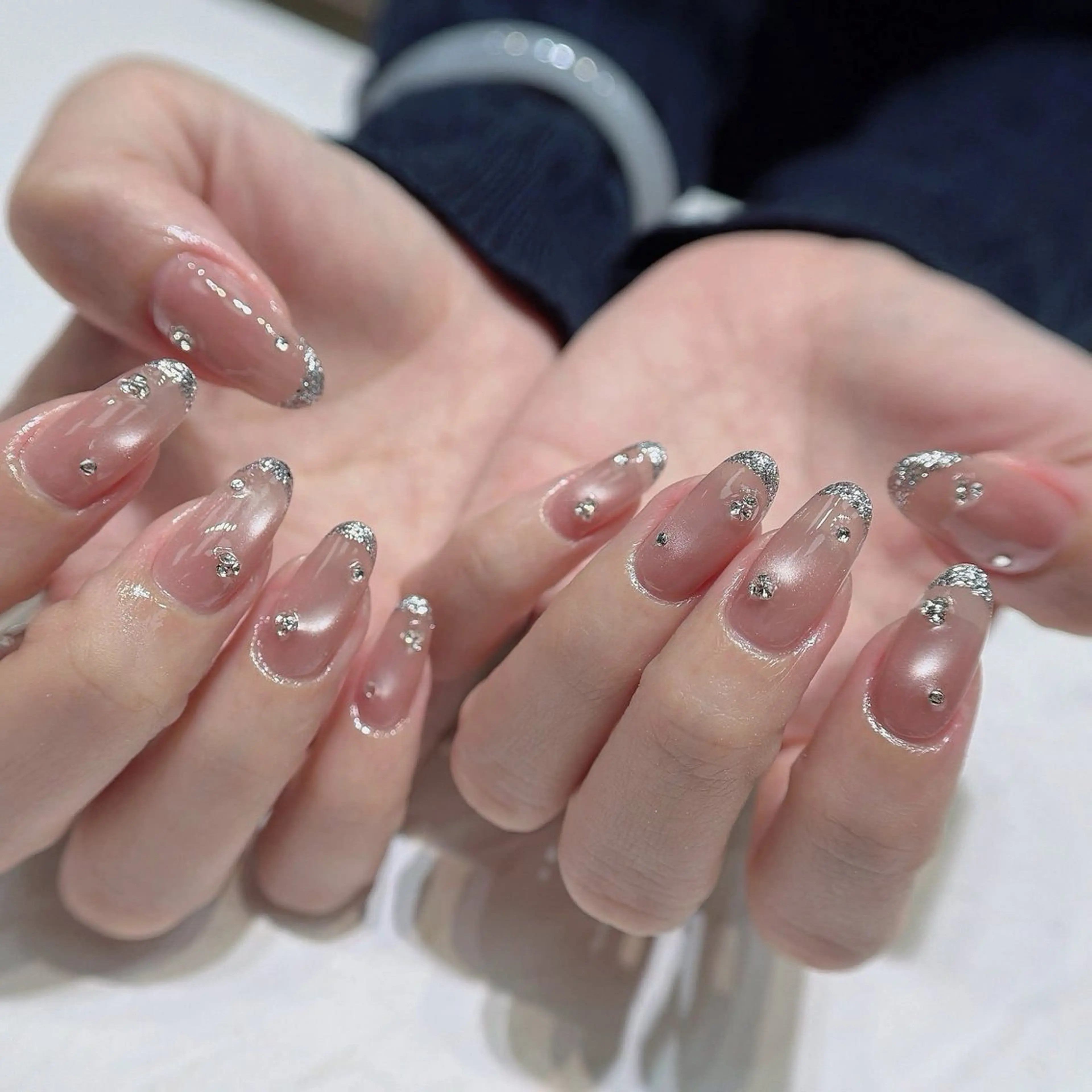 ネイル 長さ出し フットネイル ジェルネイル 韓国ネイル マグネットネイル YMT NailStudioのネイルデザイン