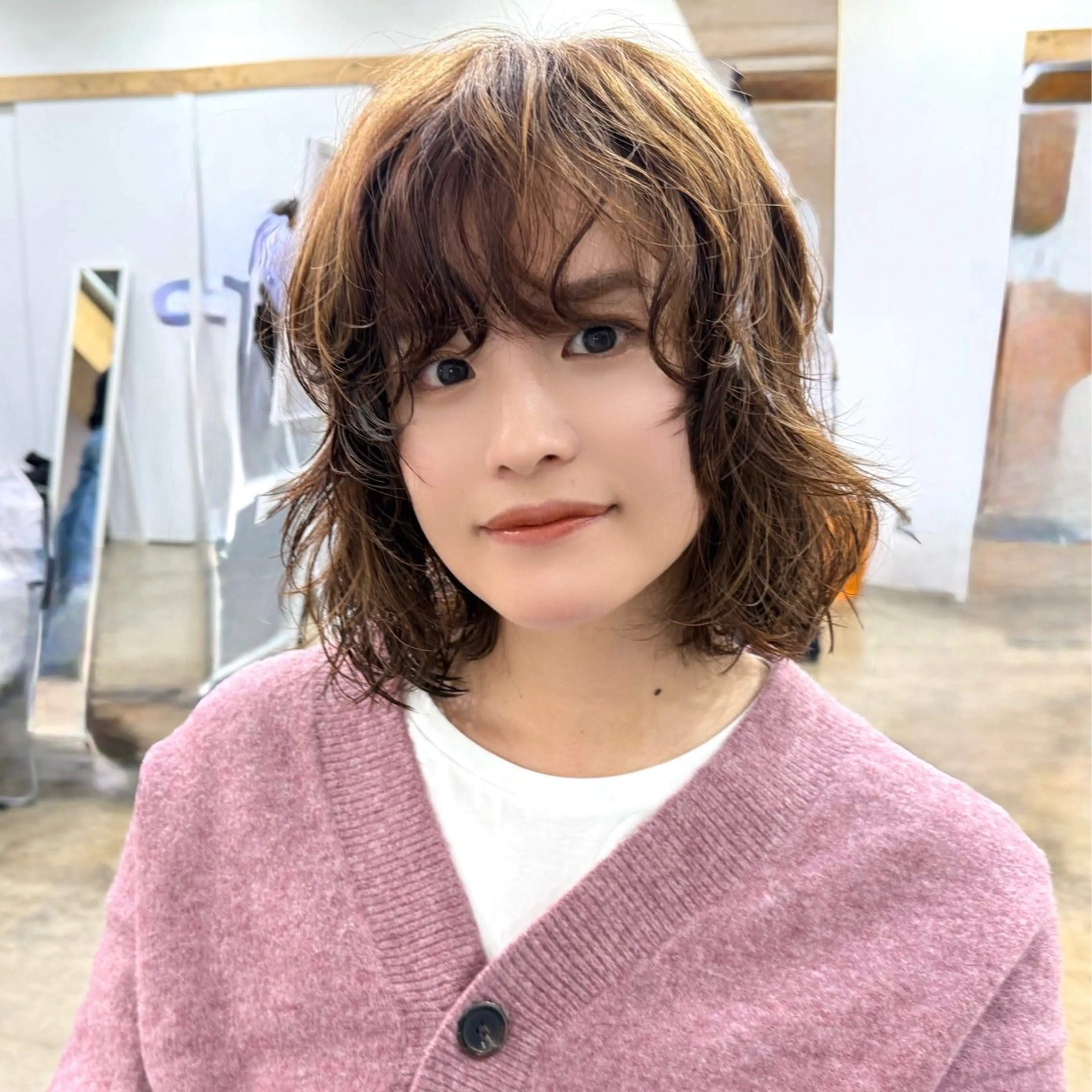 ミニモ学割🌱垢抜けお洒落デビュー♪カットカラー+oggiottoトリートメント🫧の写真