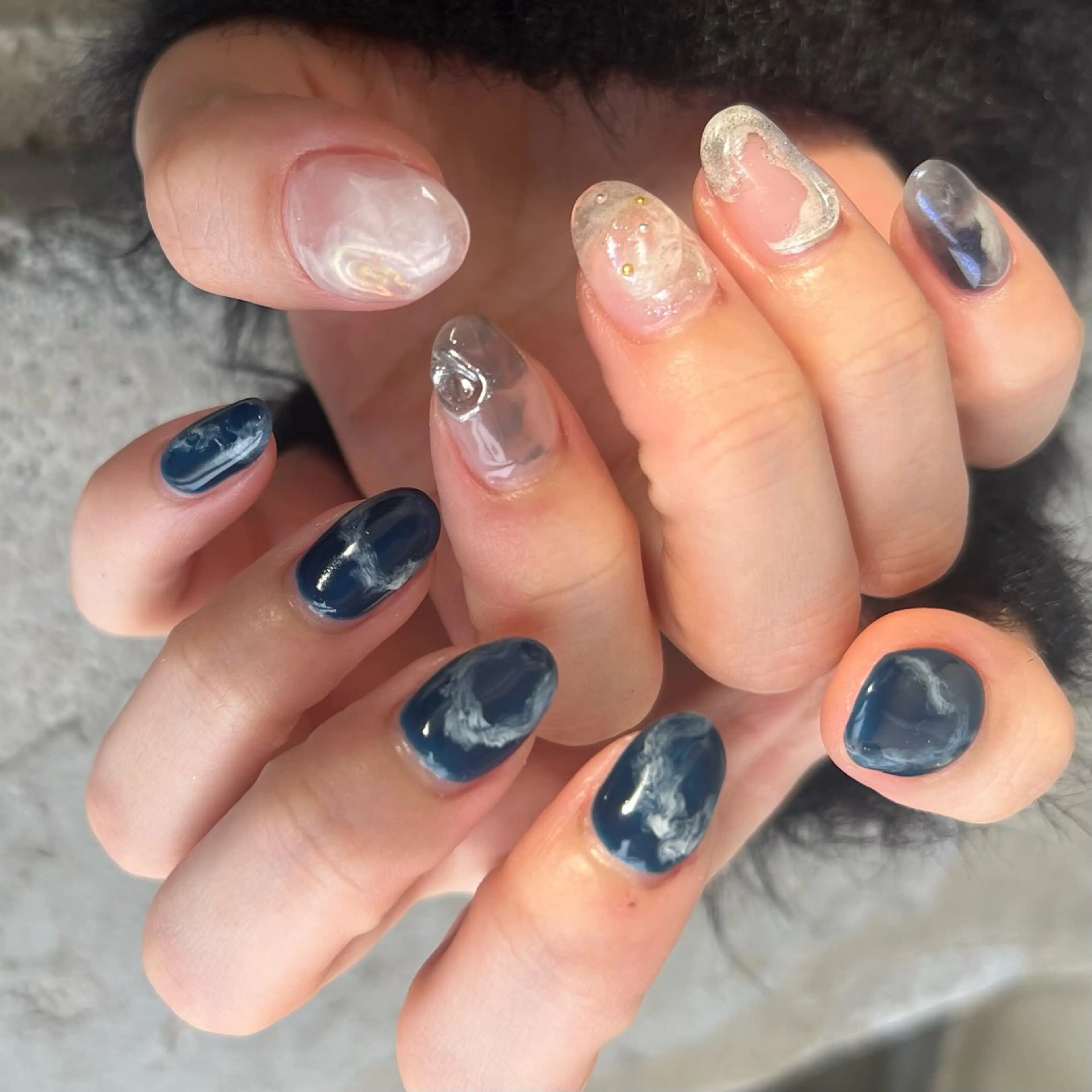 ネイル ハンドネイル 《ニュアンスネイル》 risaのネイルデザイン