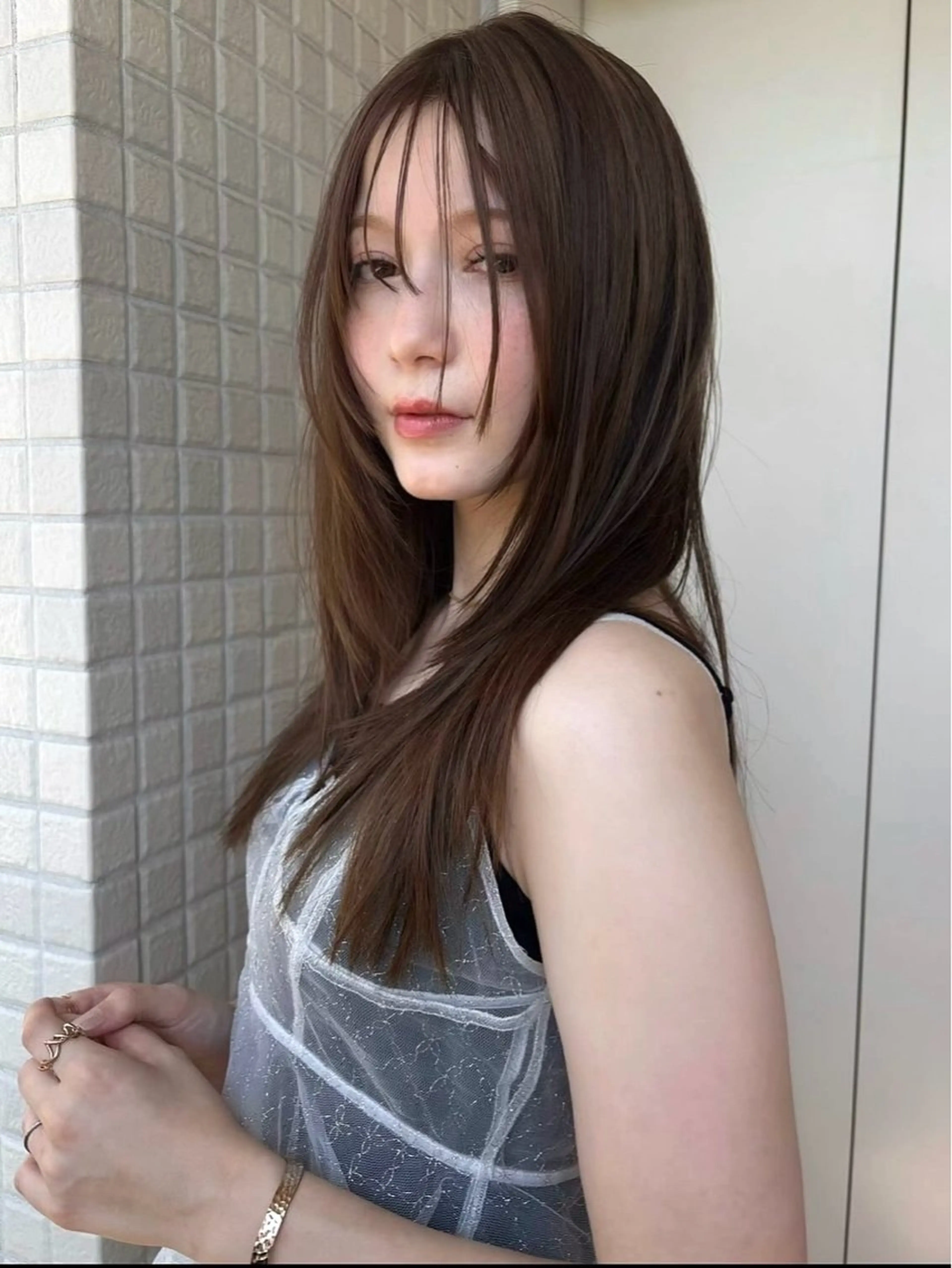 ロング カット ヘアカラー トリートメント 髪質改善/縮毛矯正/ 艶カラー/ヘッドスパのヘアスタイル