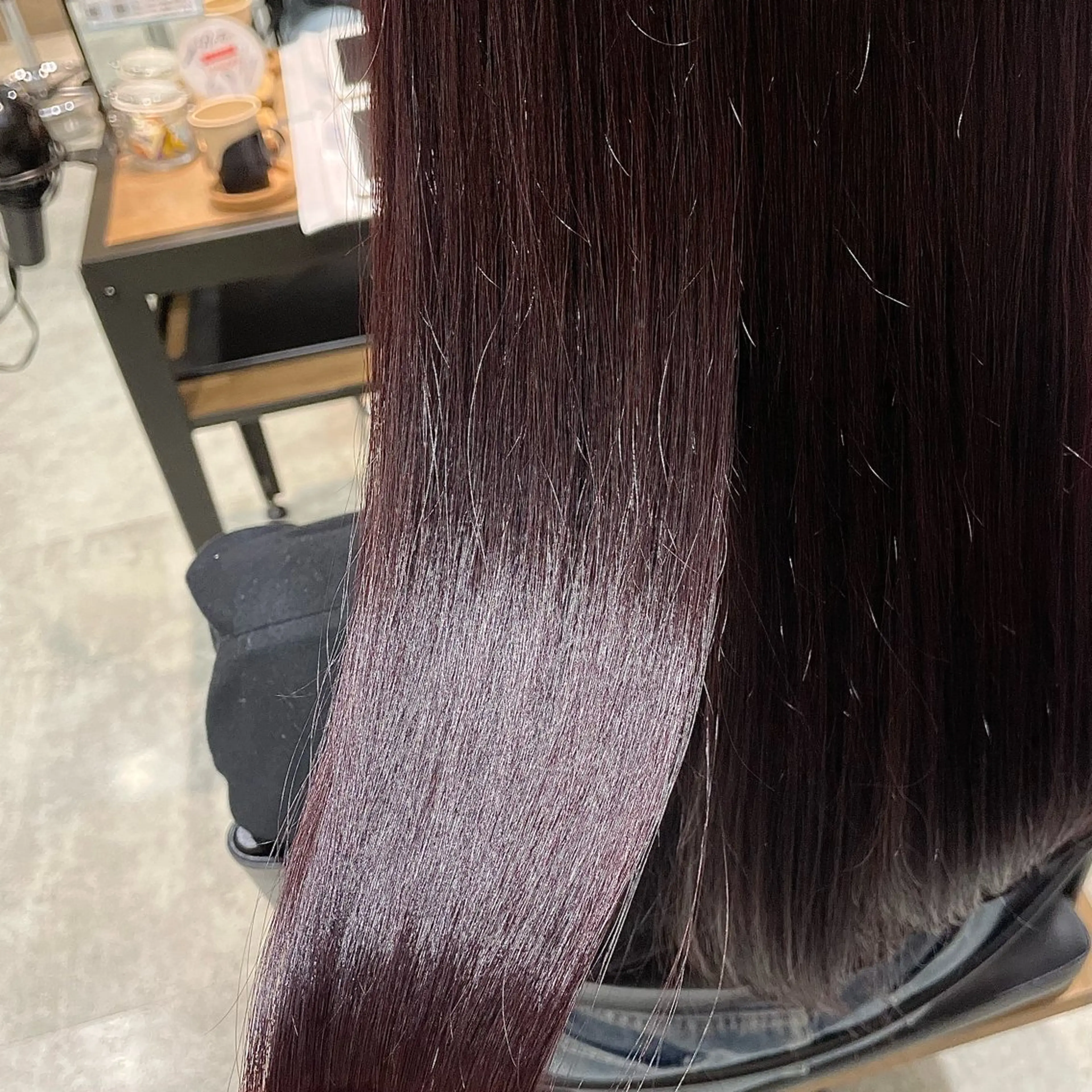 ロング カラー 透明感カラー ラベンダーカラー 瀬尾 香乃子のヘアスタイル