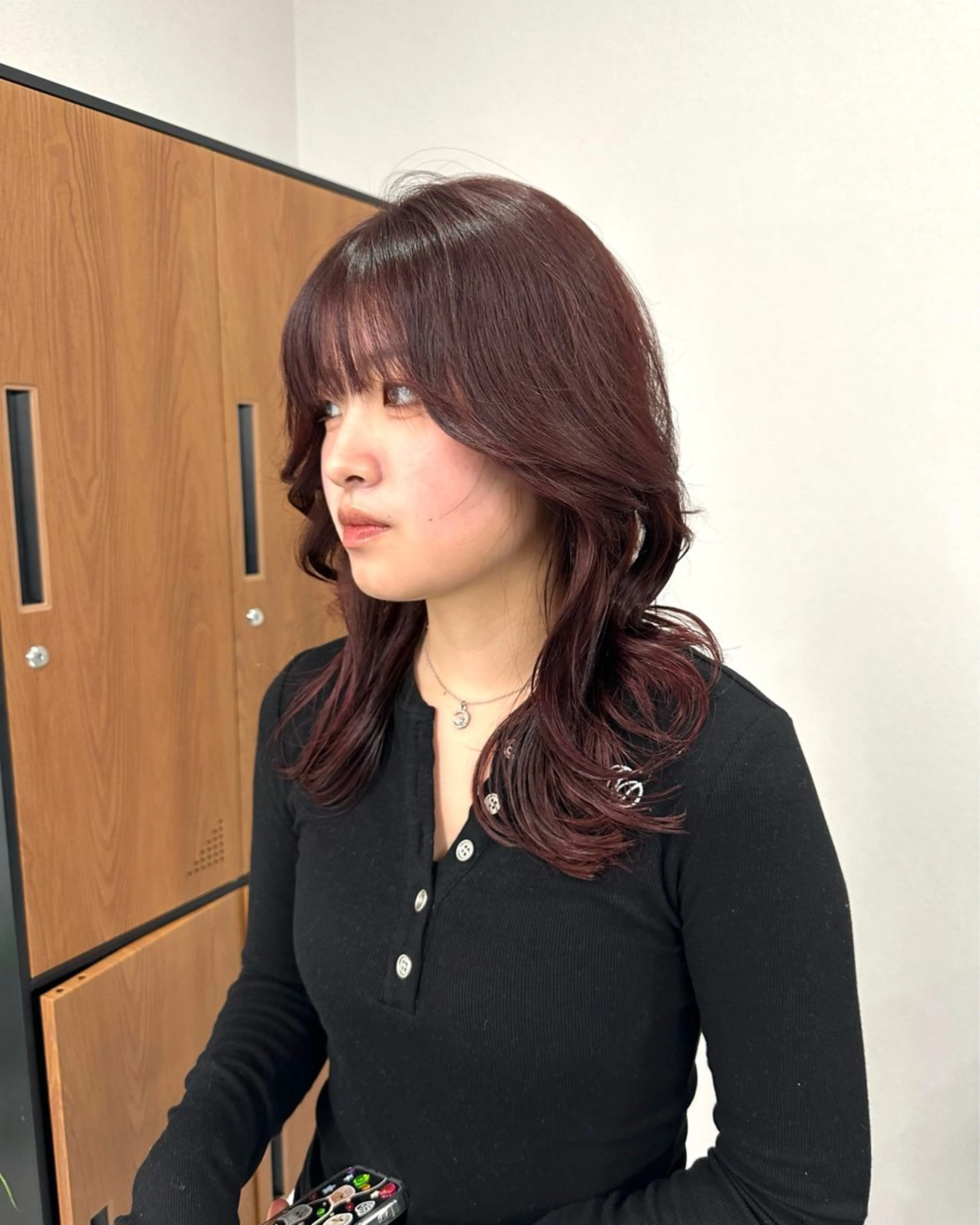 ロング カット ヘアカラー トリートメント 中島 大聖のヘアスタイル