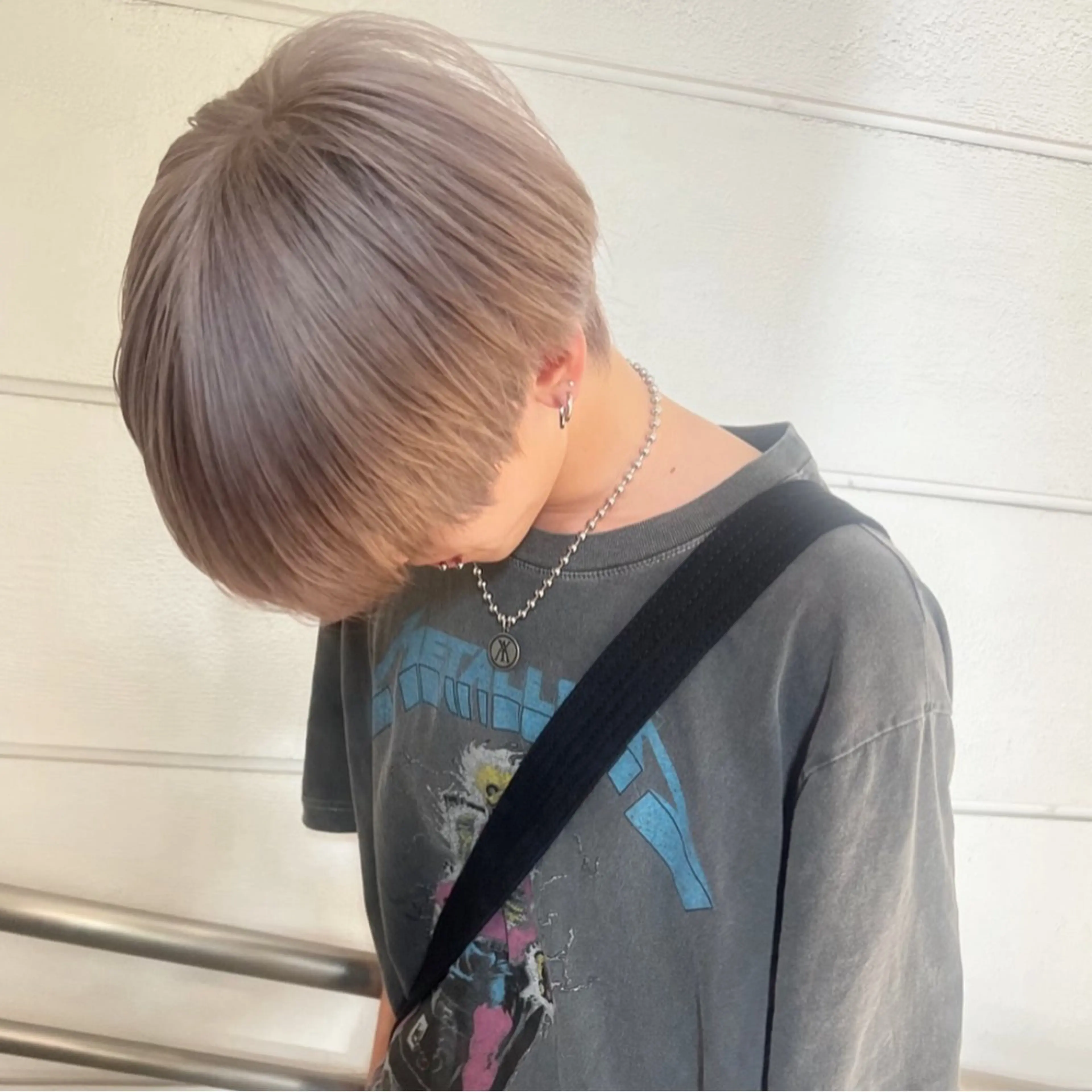 メンズ メンズブリーチ マッシュ 名古屋美容室 Sopiリナのヘアスタイル