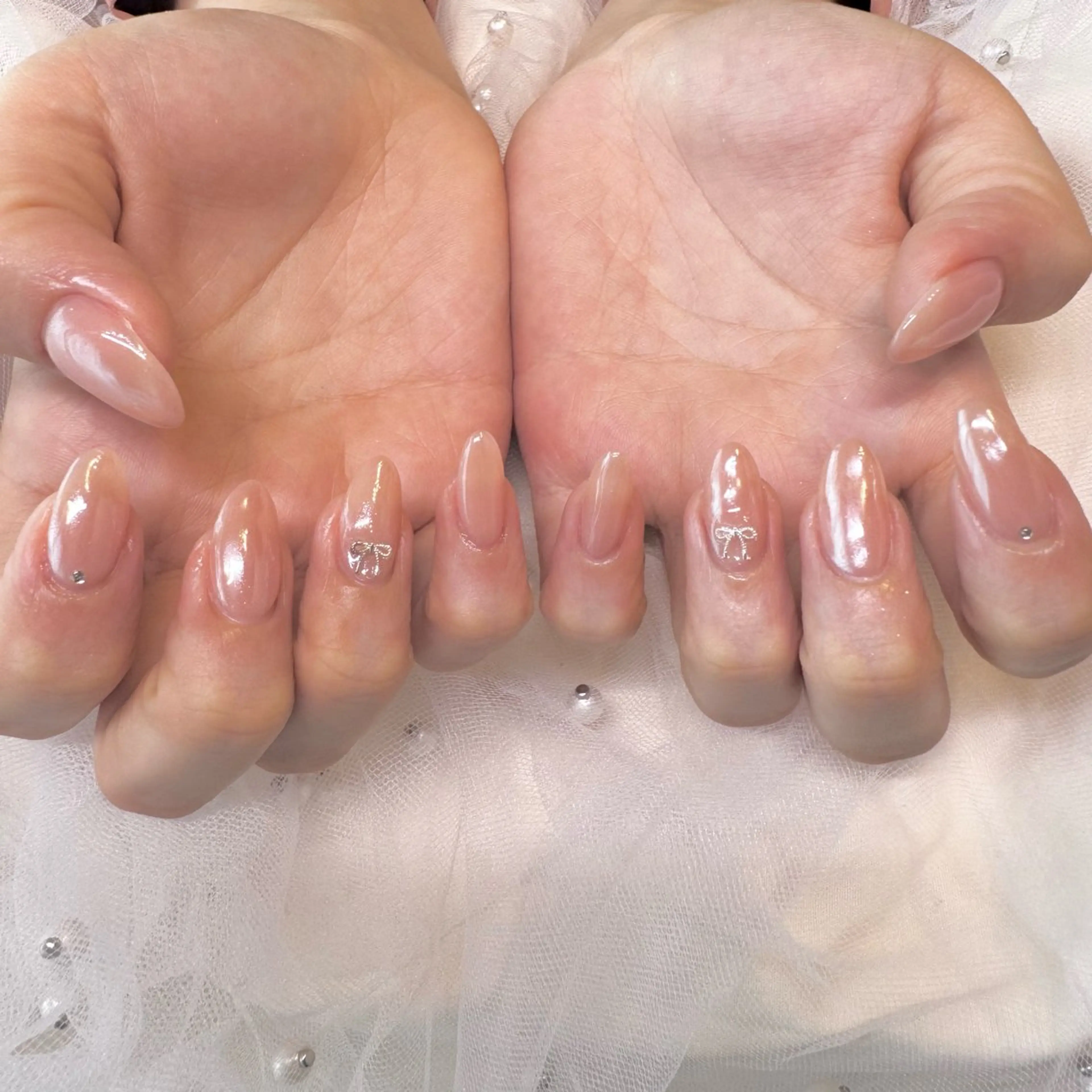ネイル オフィスネイル シンプルネイル ハンドネイル nail salon e'mu💐のネイルデザイン