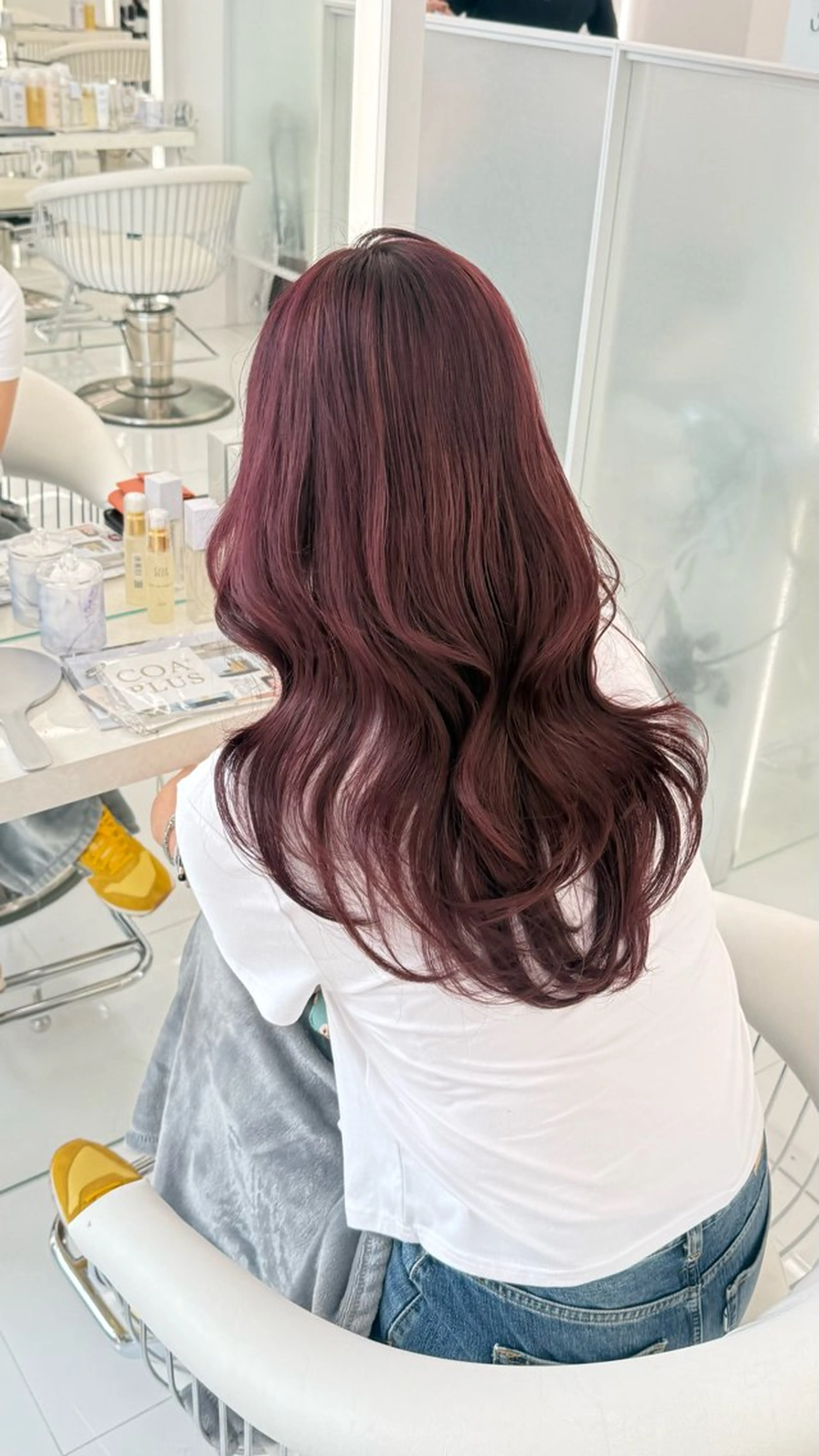 ロング ヘアカラー 濱田 剛志のヘアスタイル