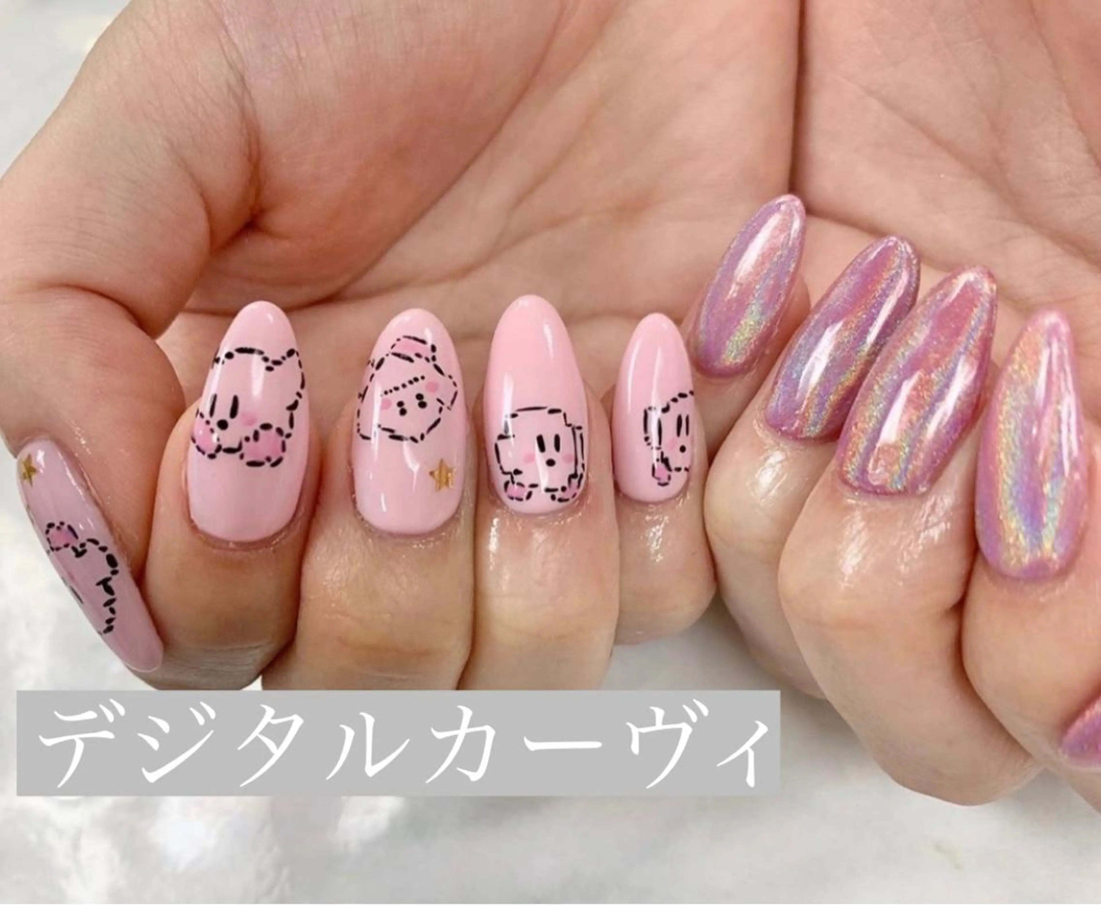 ネイル ジェルネイル 韓国ネイル ニュアンスネイル オフィスネイル パラジェル if nailのネイルデザイン