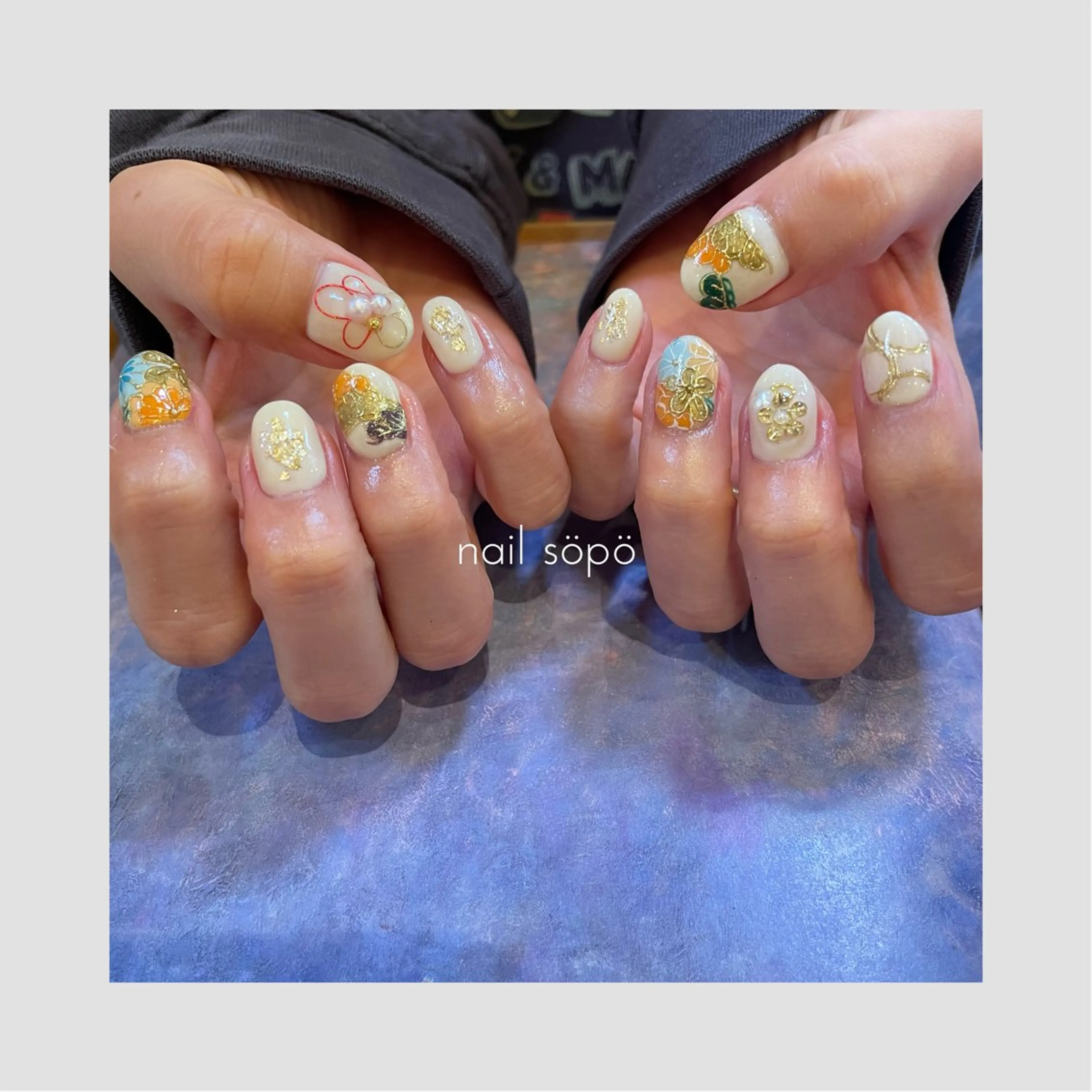 ネイル 自由が丘✳︎奥沢 nail söpöのネイルデザイン