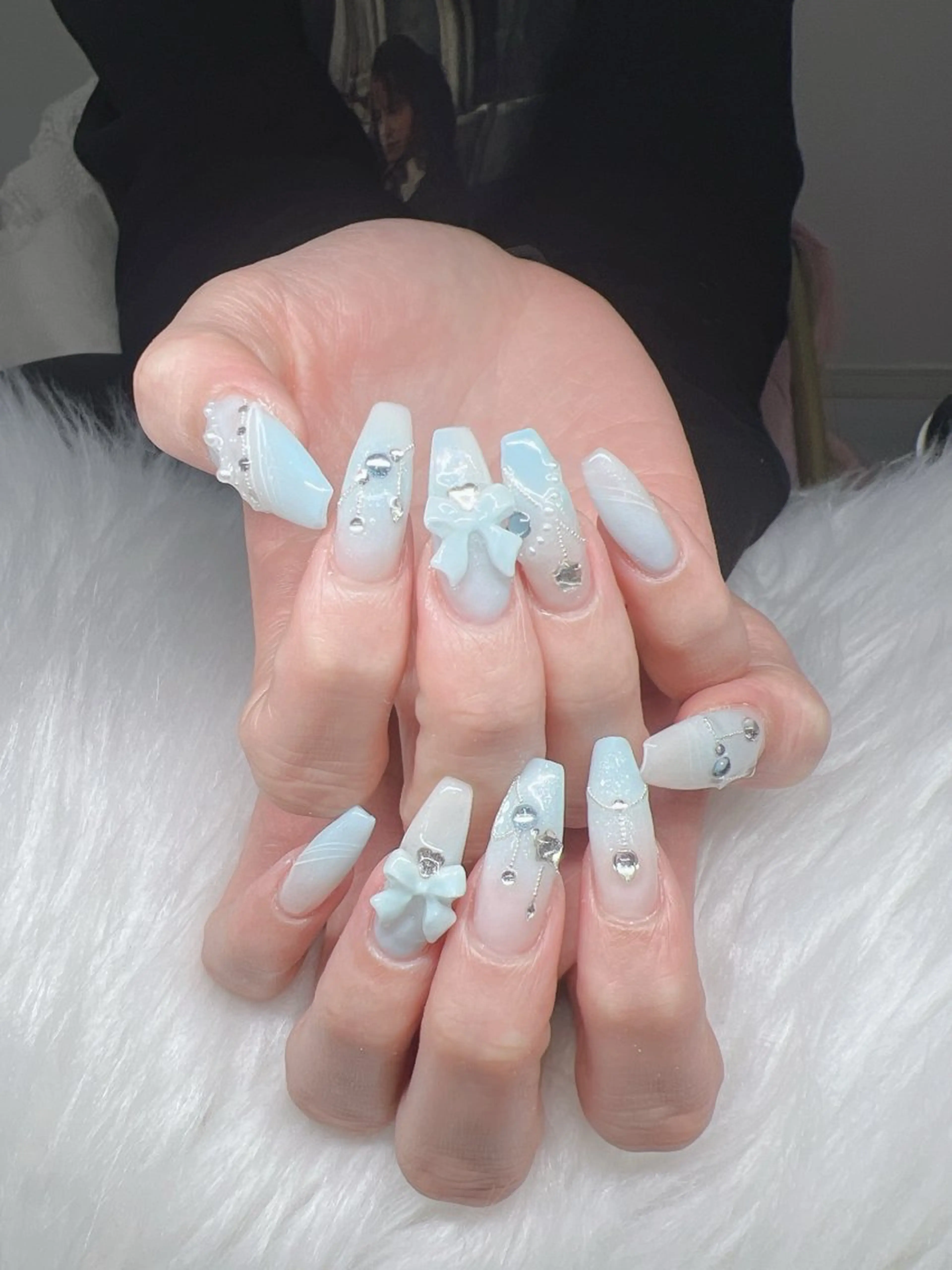 ネイル ハンドネイル Lee Nails チップ長さだし専門店のネイルデザイン