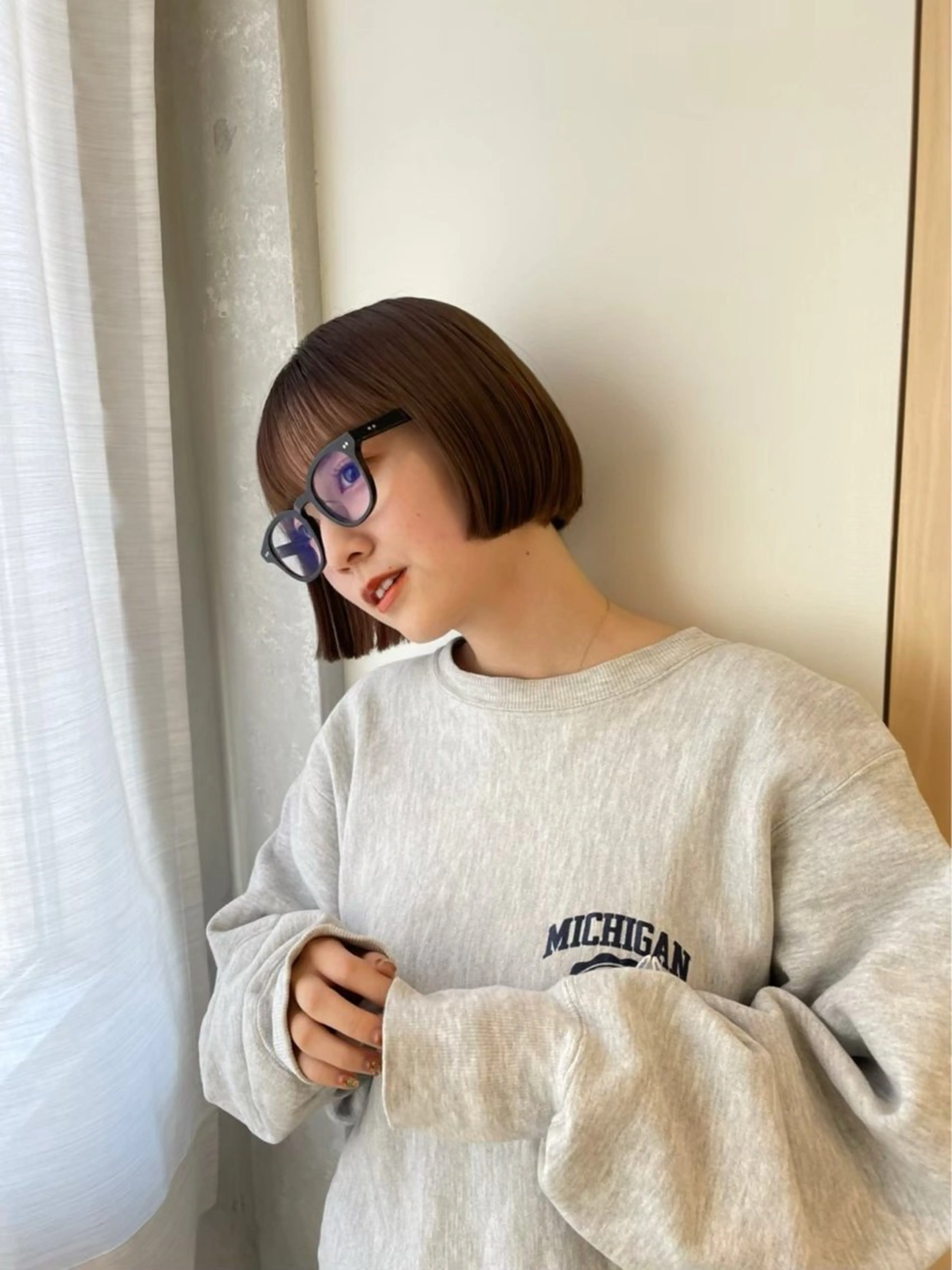 ショート カラー ブリーチ カット ヘアカラー ralme/sol 髙橋一哉のヘアスタイル