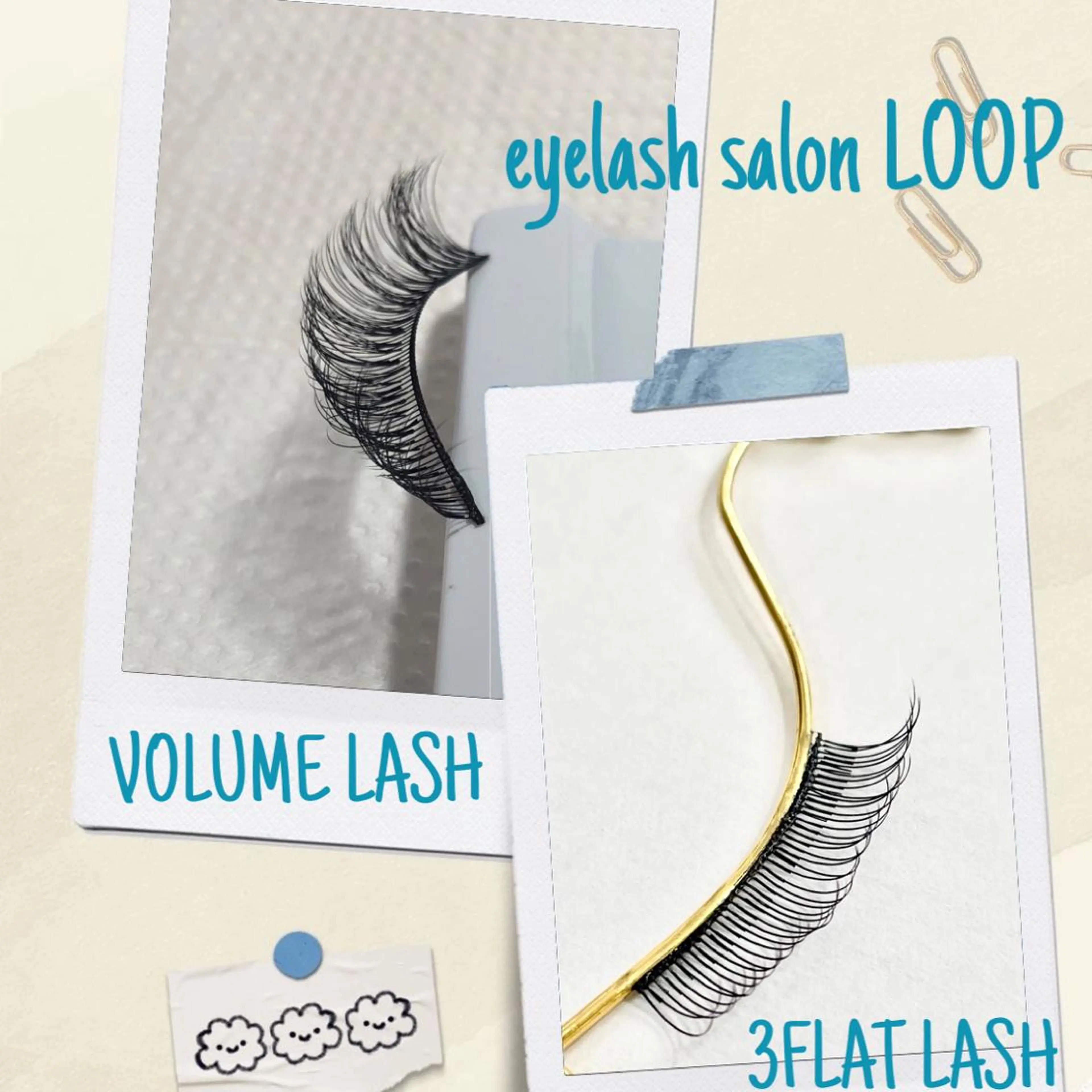 メンズ マツエク・マツパ フラットラッシュ eyelash salonLoopꨄのマツエク・マツパデザイン