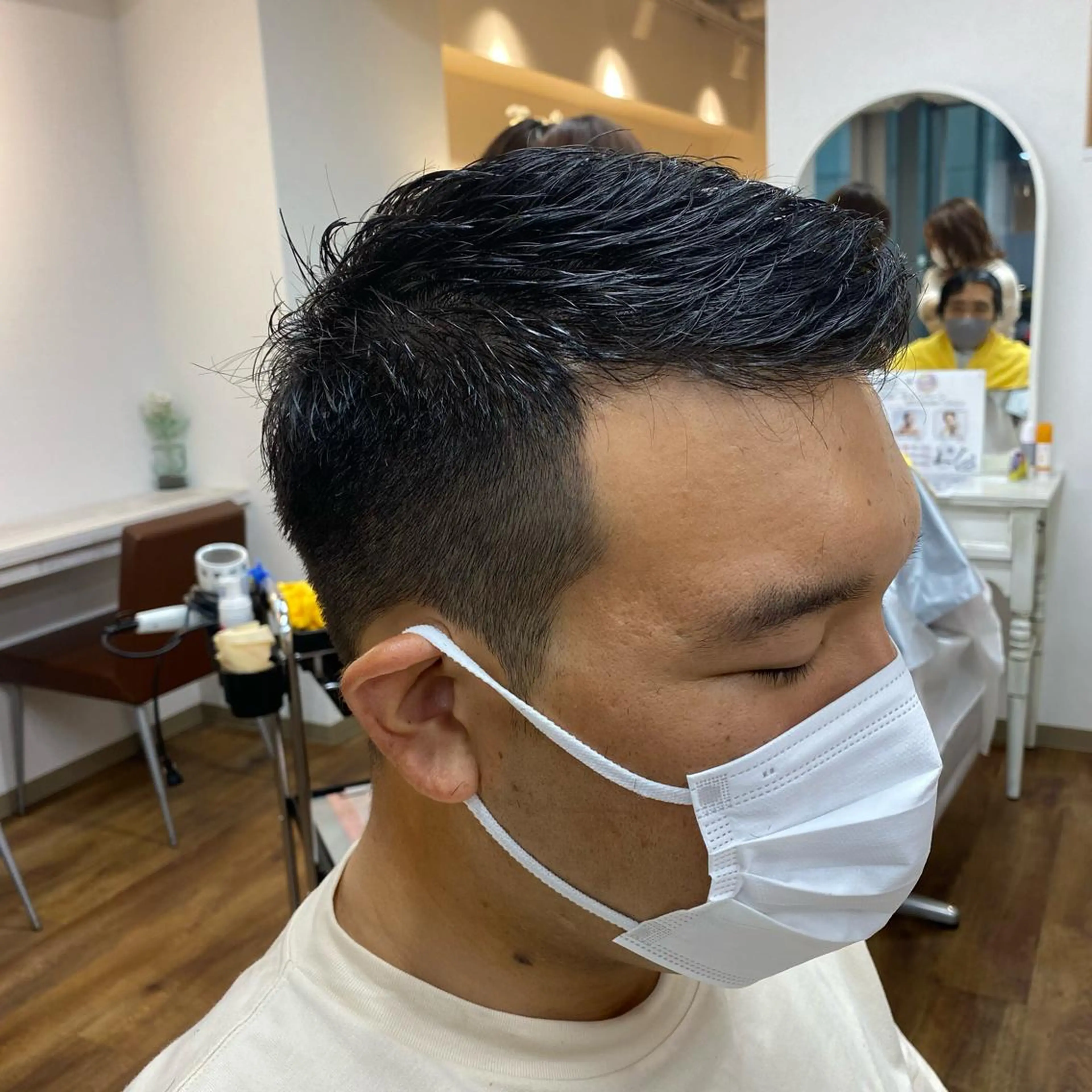 ショート メンズ 大場 優のヘアスタイル