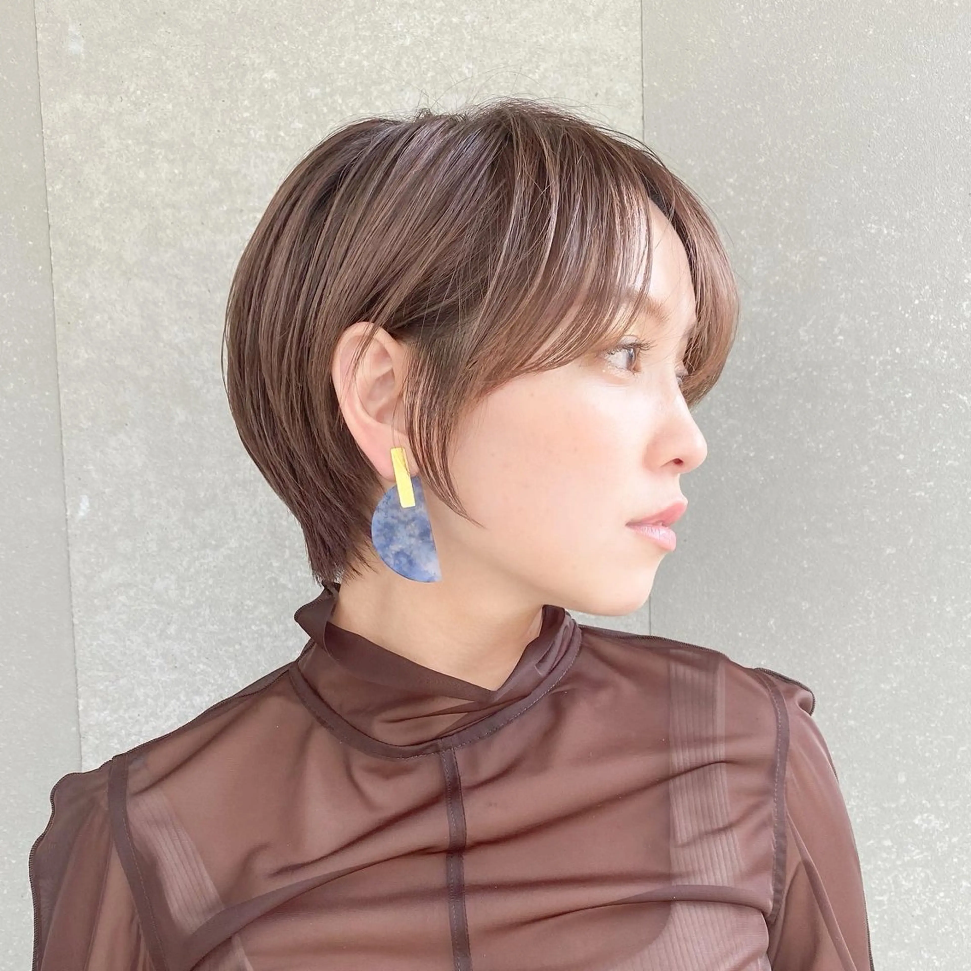 ショート カラー 似合わせ/小顔カット 🔷山方直也のヘアスタイル