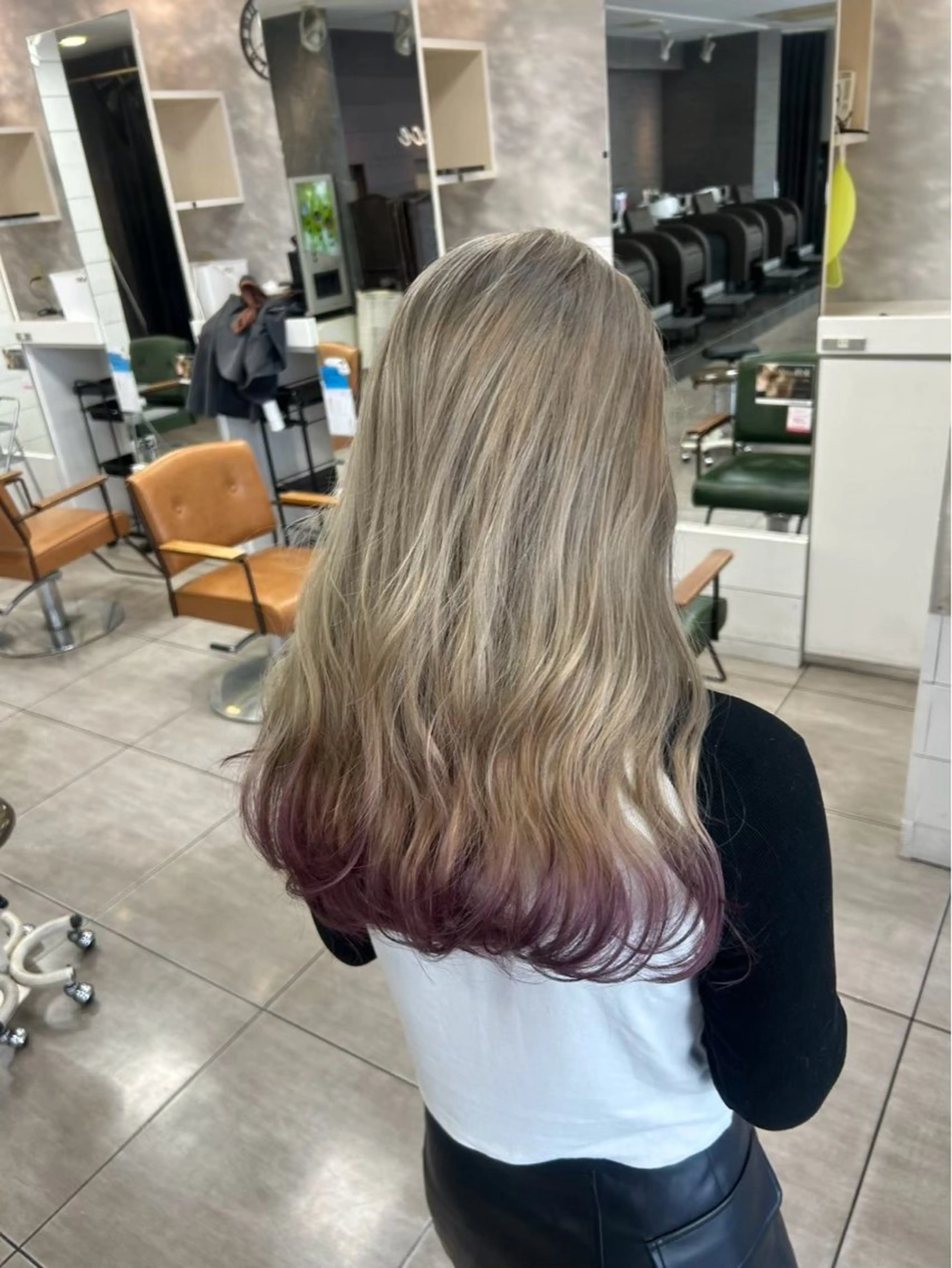 ロング カラー ヘアカラー 🎀艶カラー🎀 よしいあまねのヘアスタイル