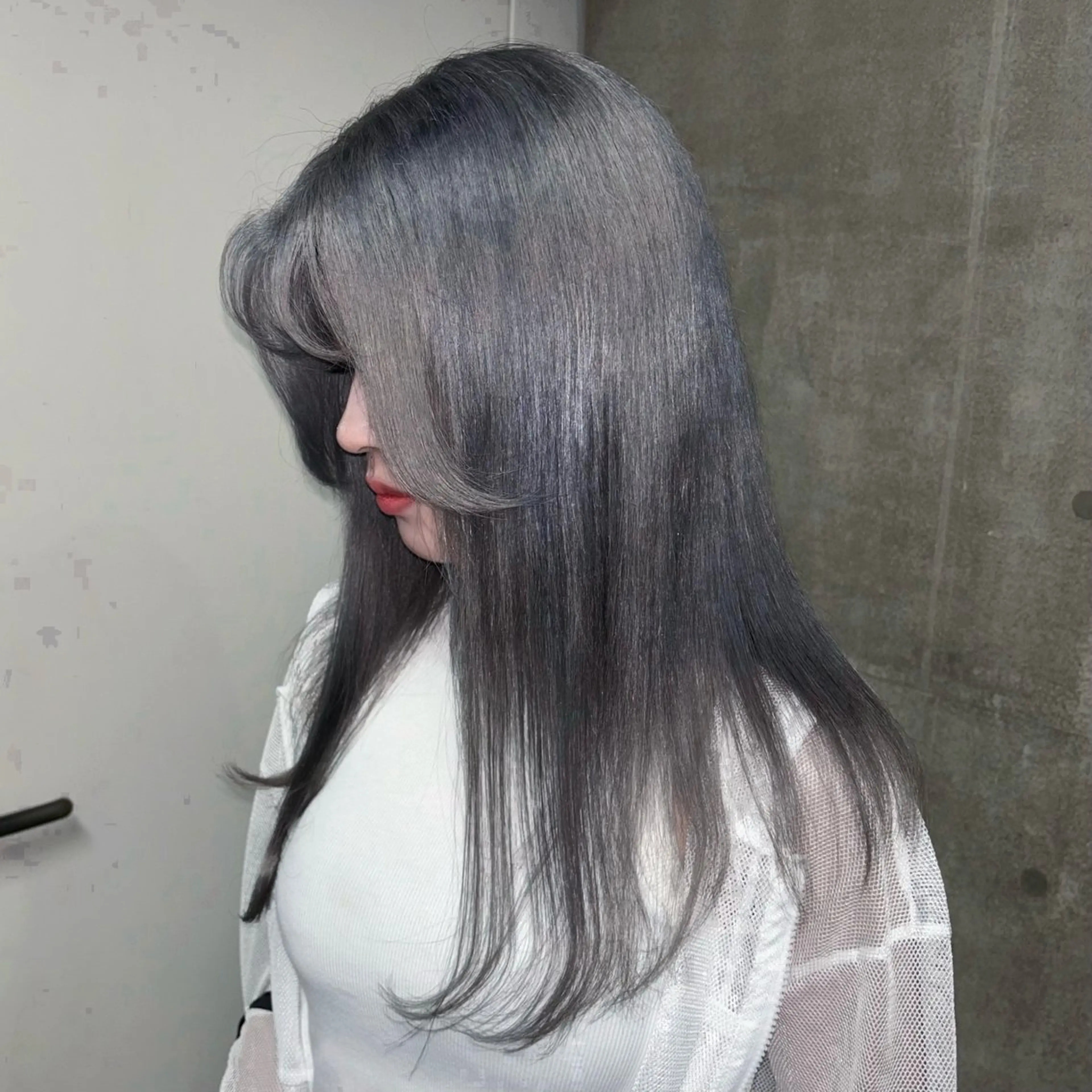 ロング カラー 💫miyu💫デザ インカラー/アレンジのヘアスタイル