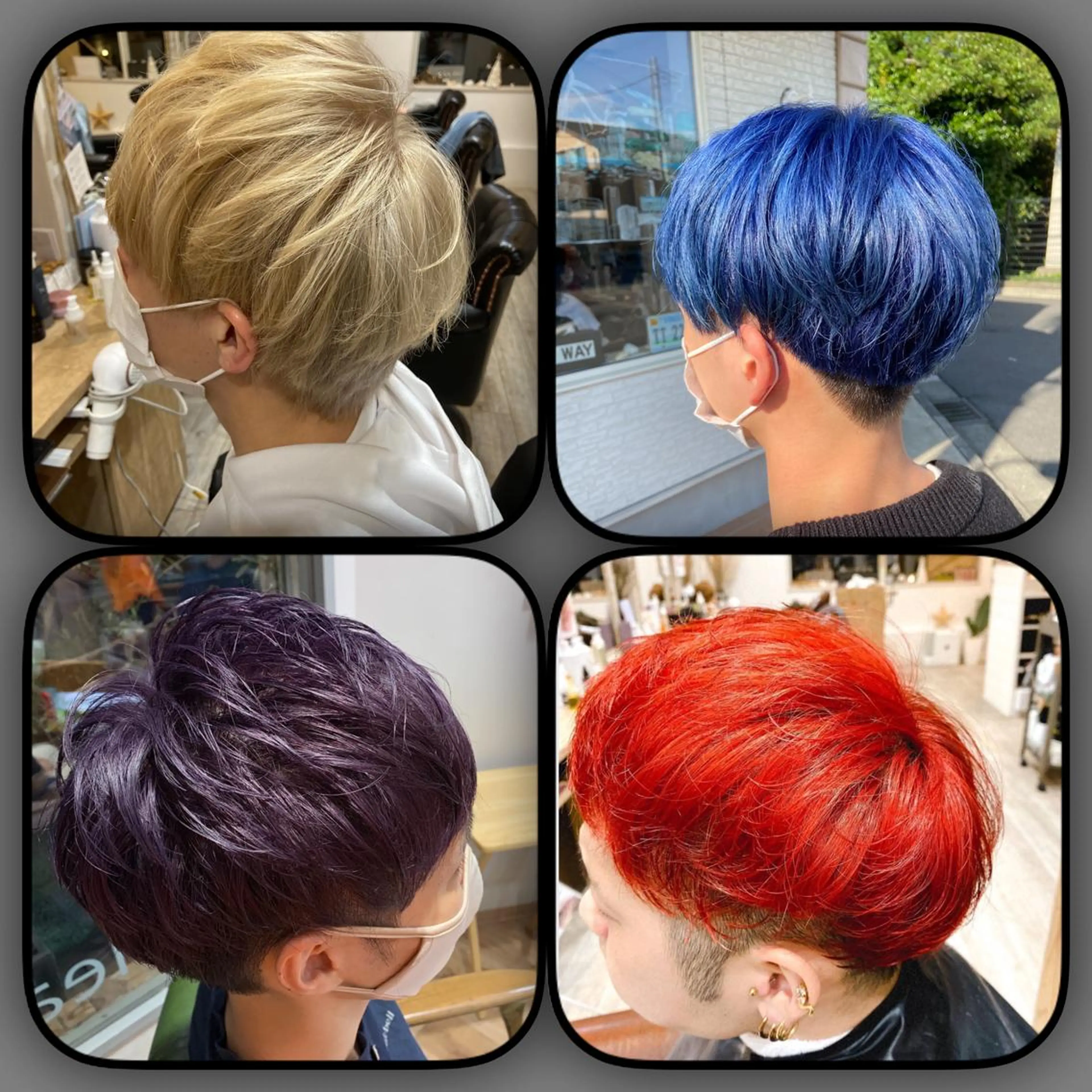 カラー メンズ 🪼高評価🪼 💎柴崎の藤咲💎のヘアスタイル