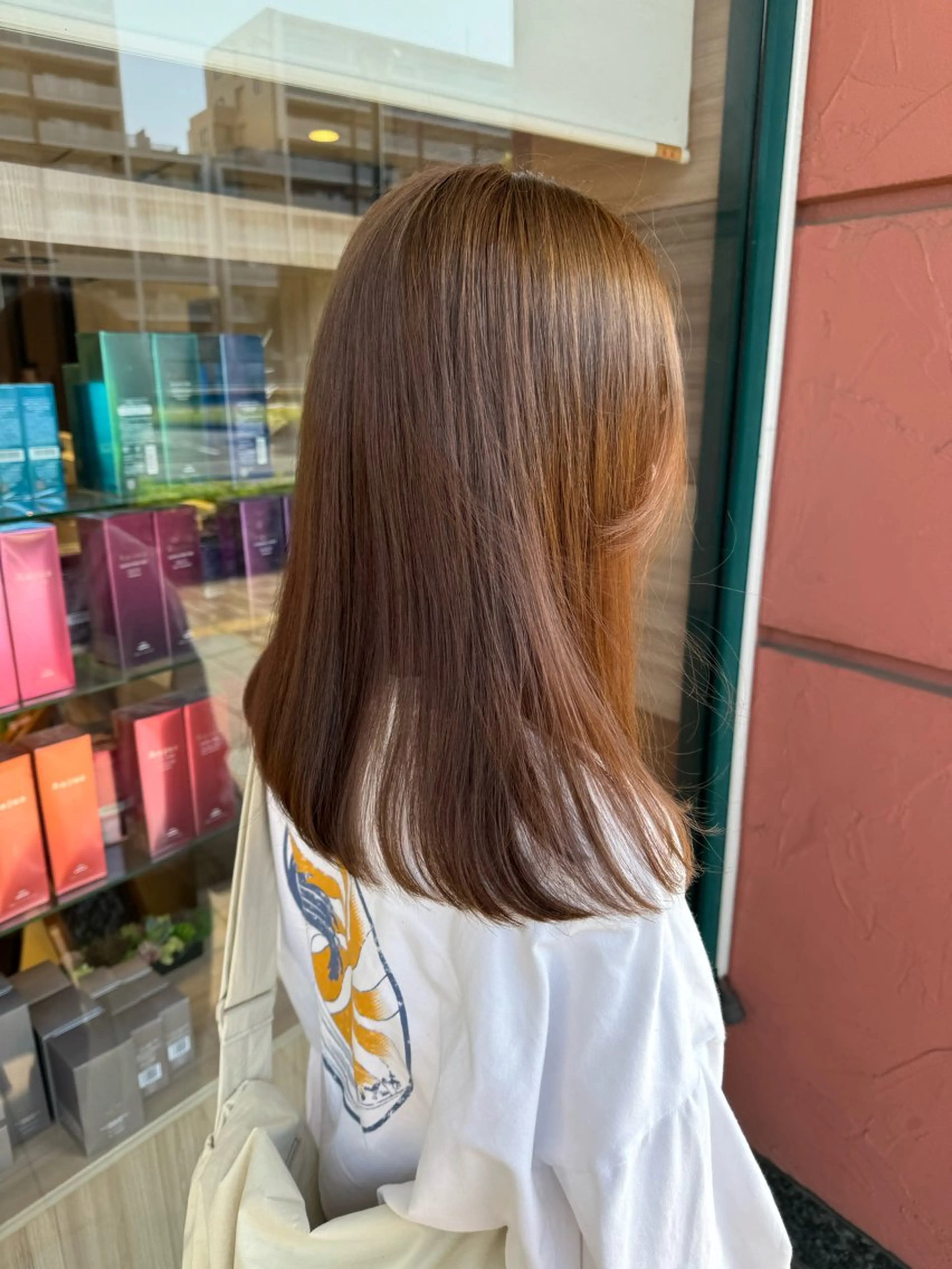 セミロング アッシュ 横浜/韓国/レイヤー カット/ユイナ🎀のヘアスタイル