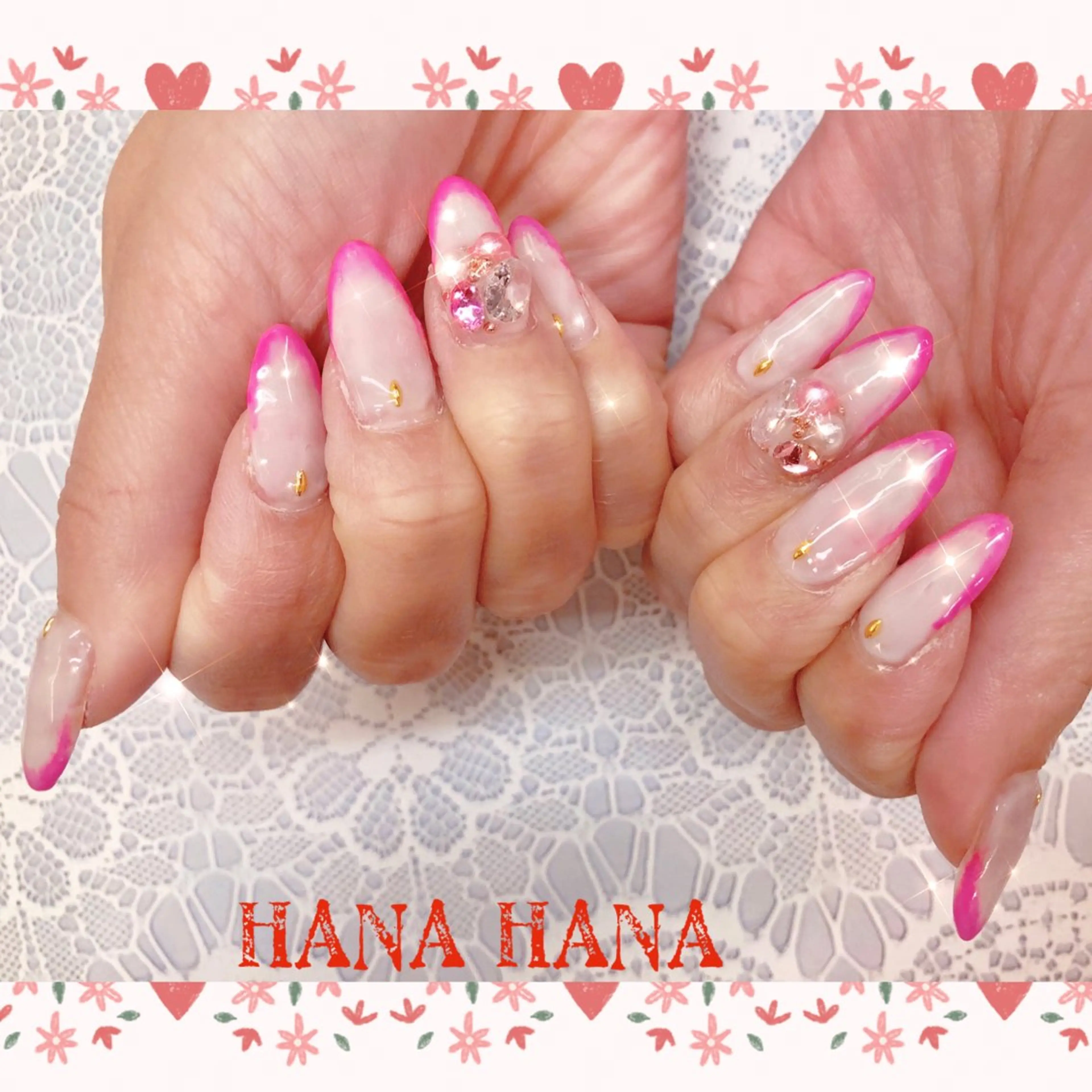 ネイル ジェルネイル HANAHANAのネイルデザイン