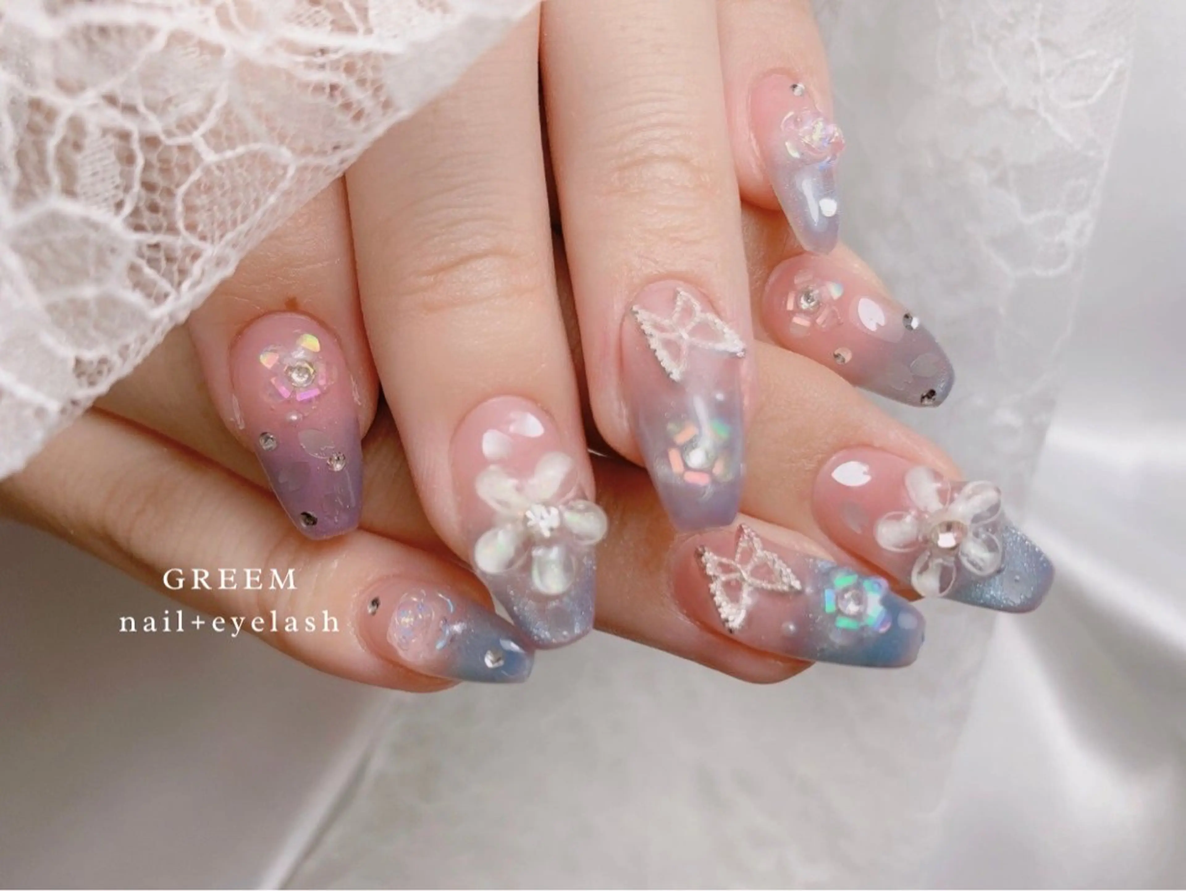 ネイル 桜ネイル GREEM グリームのネイルデザイン