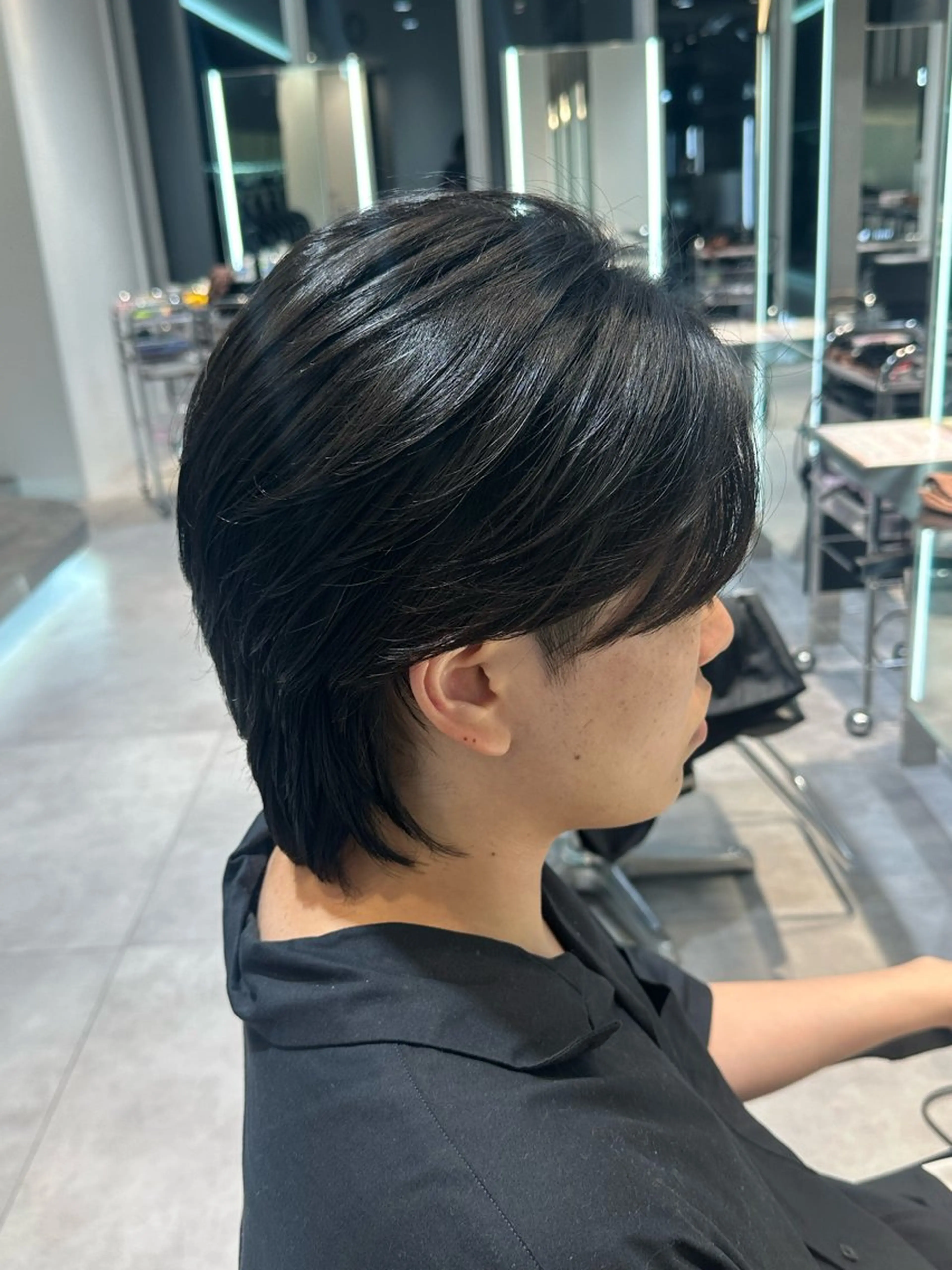 ショート パーマ メンズ 縮毛矯正 RETOUCH by fifth GINZA所属・似合わせパーマ🔥 河浪  大智のヘアスタイル