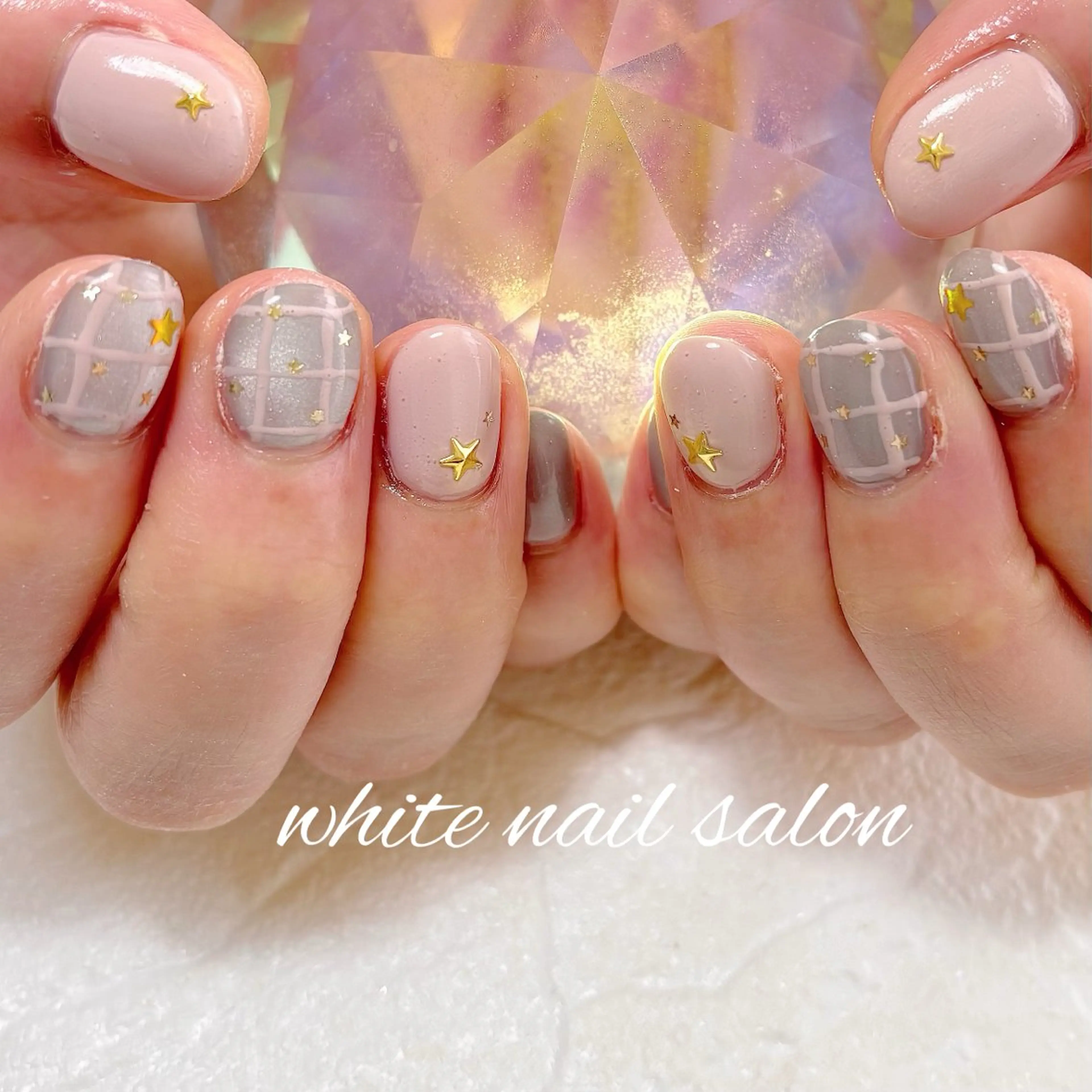 ネイル フットネイル ラメ(グリッター) ハンドネイル white nail salonのネイルデザイン