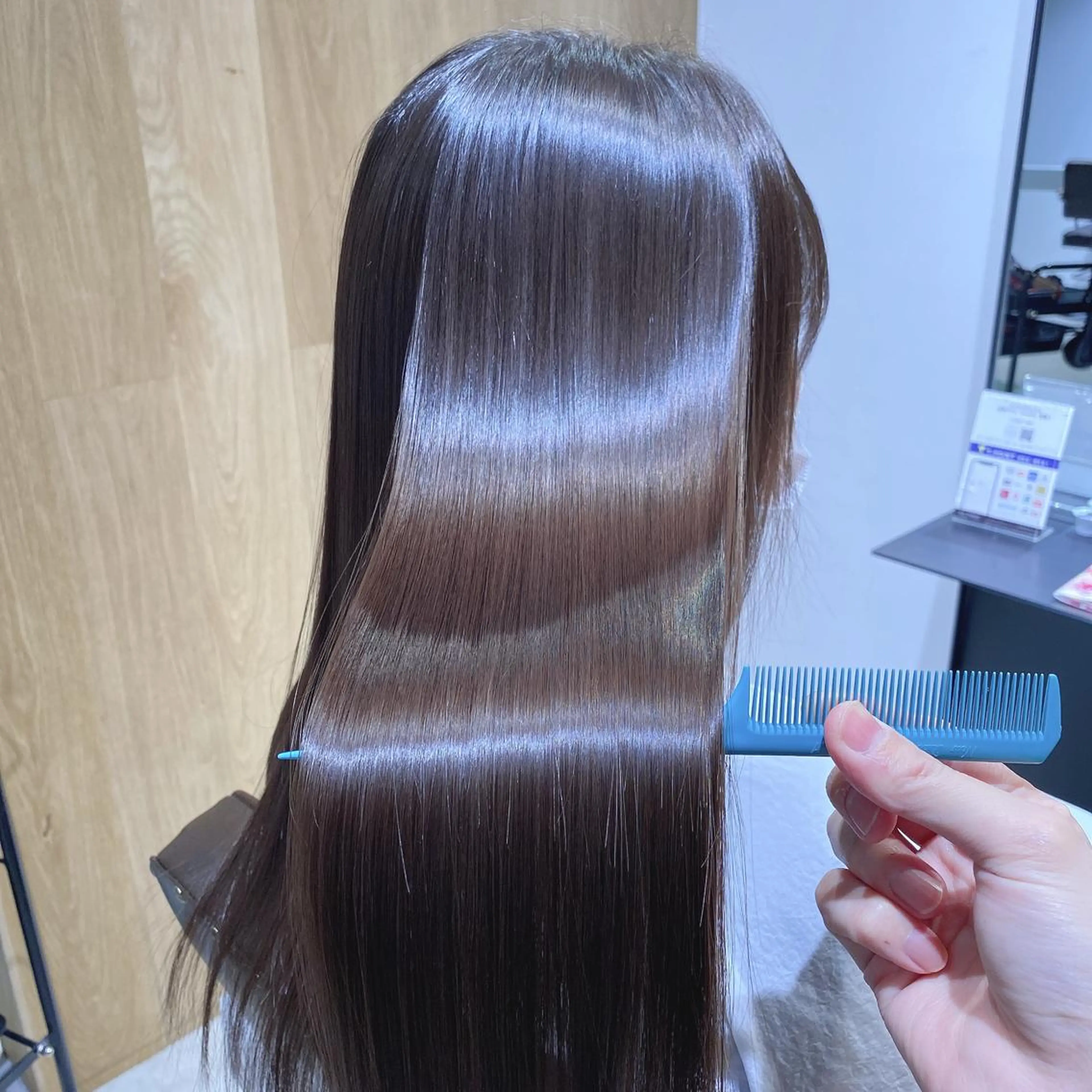 ロング カット 縮毛矯正 トリートメント ROOM所属・髪質改善・縮毛矯正/ 下村陽平のヘアスタイル