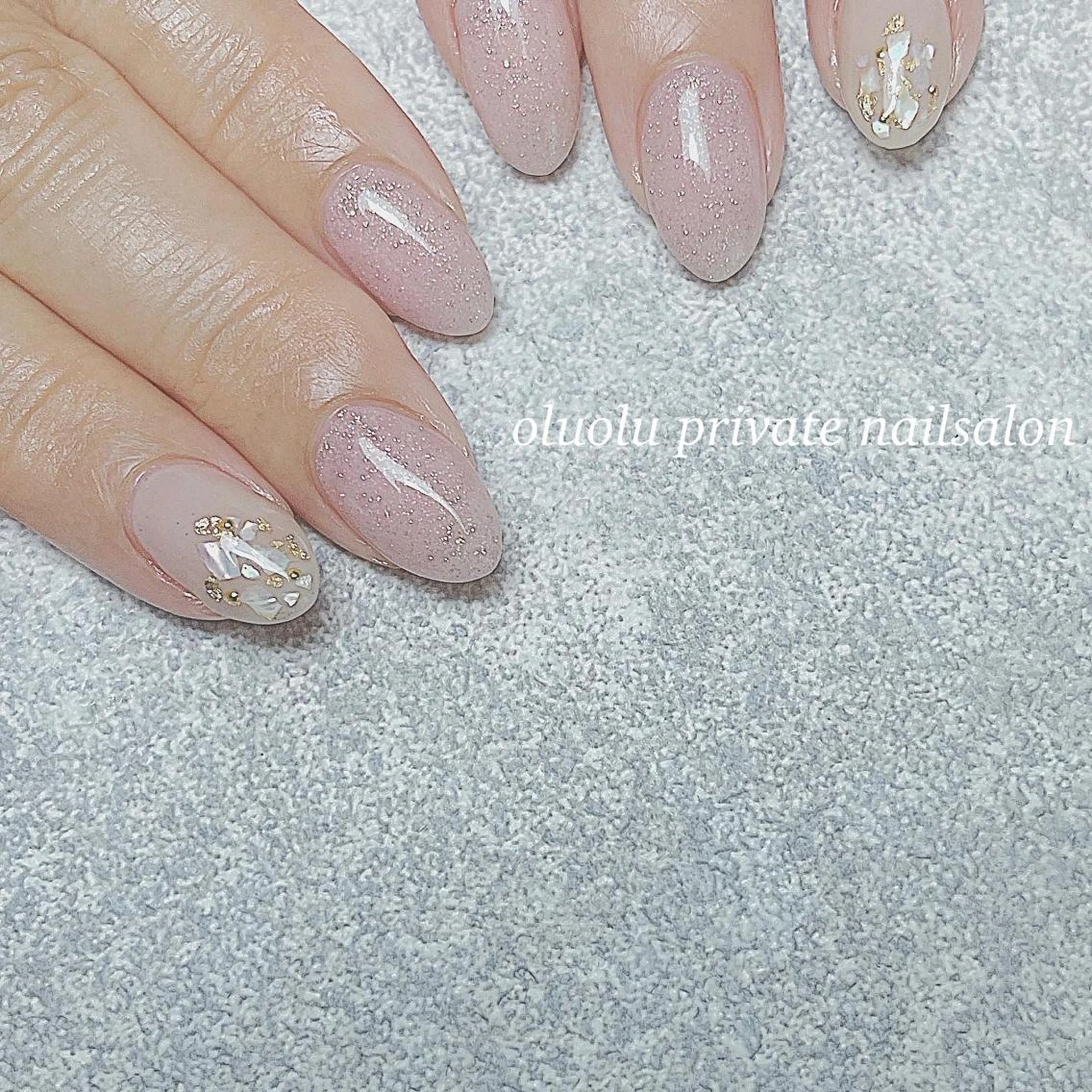 ネイル アートネイル フットネイル ジェルネイル ニュアンスネイル パラジェル ハンドネイル 大村 紬華のネイルデザイン