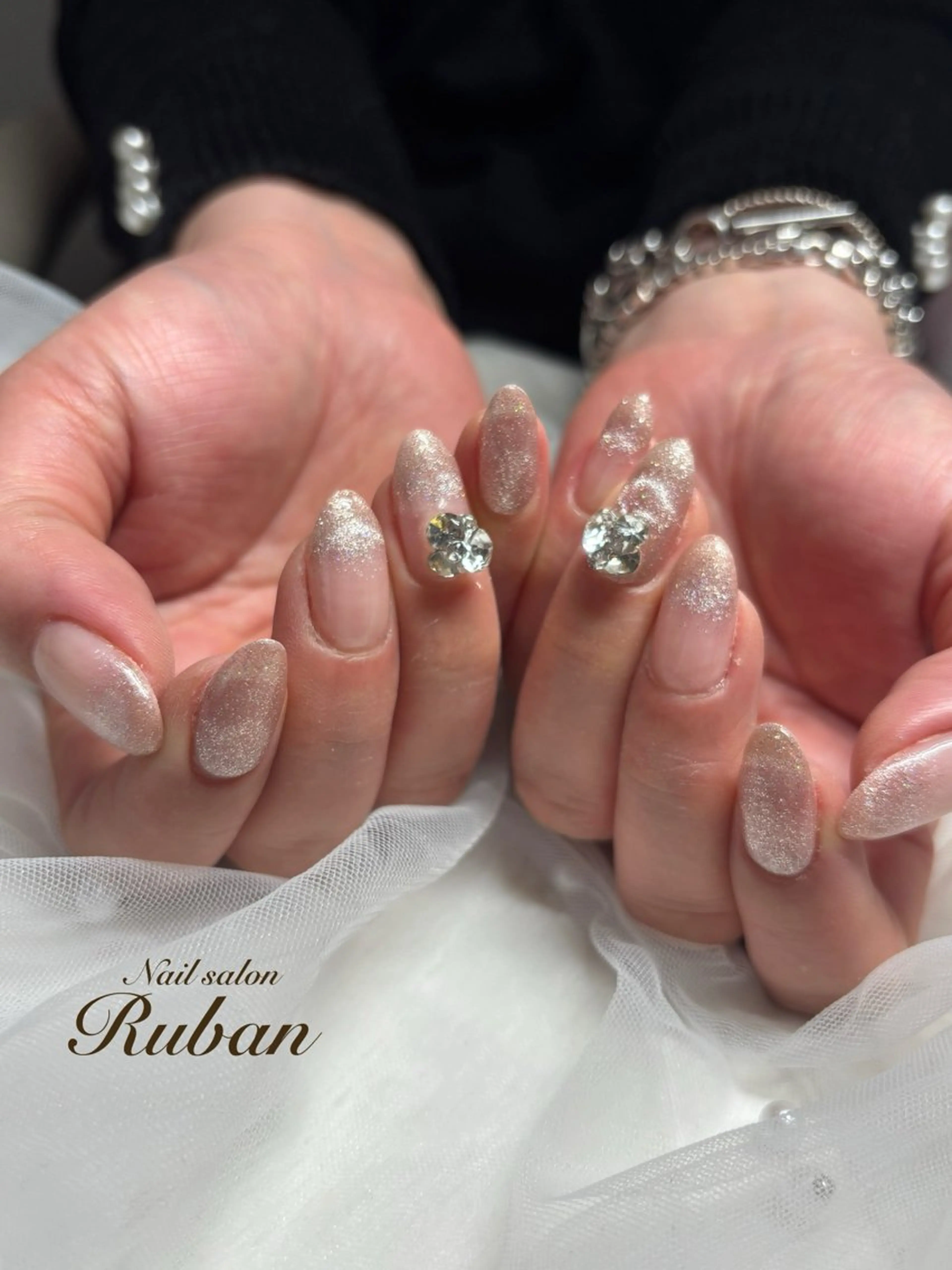 ネイル グラデーション マグネットネイル Nail salon Rubanのネイルデザイン