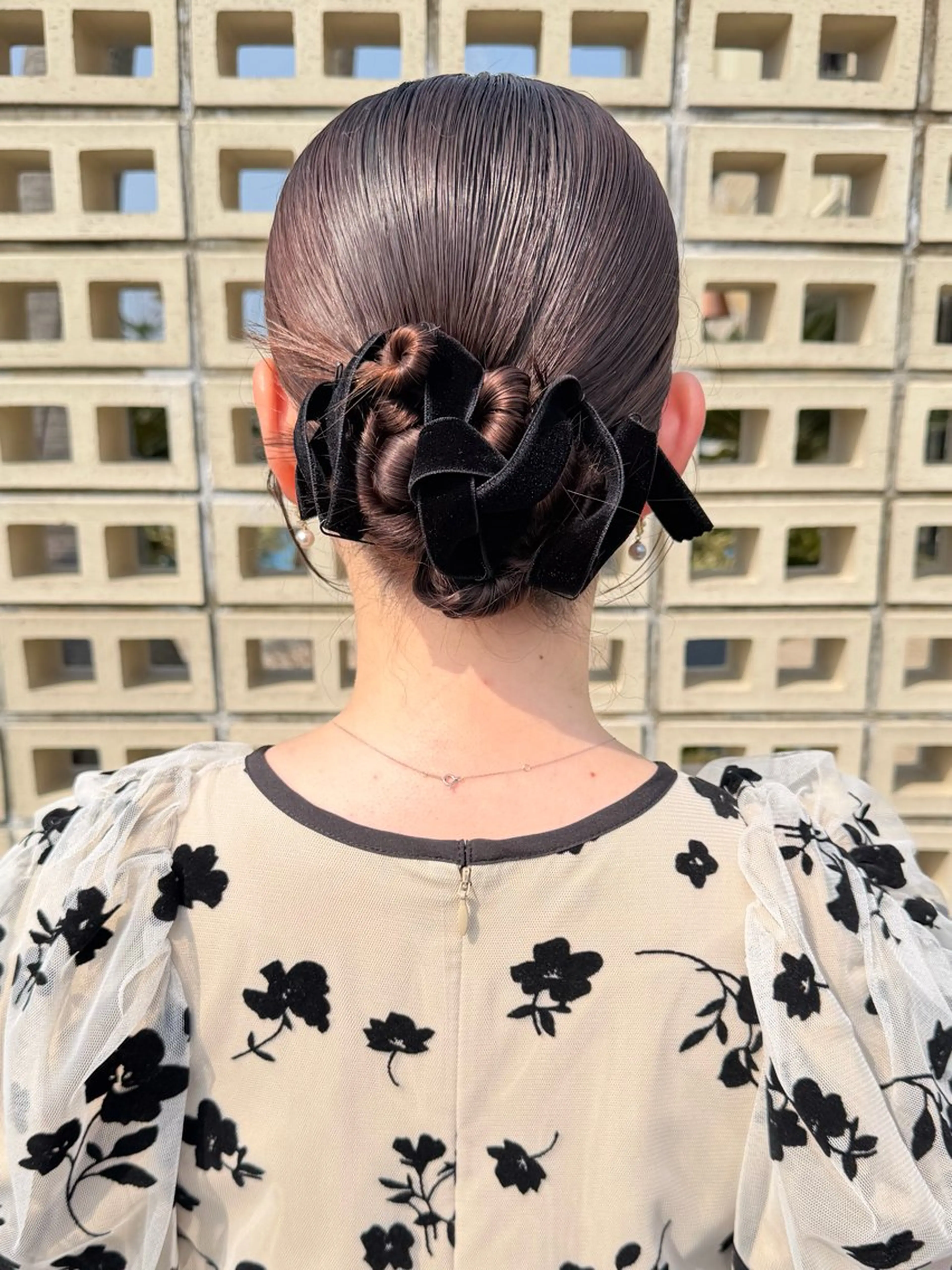 セミロング ヘアセット 🌈トップデザイナー 金沢駅近nanamiのヘアスタイル