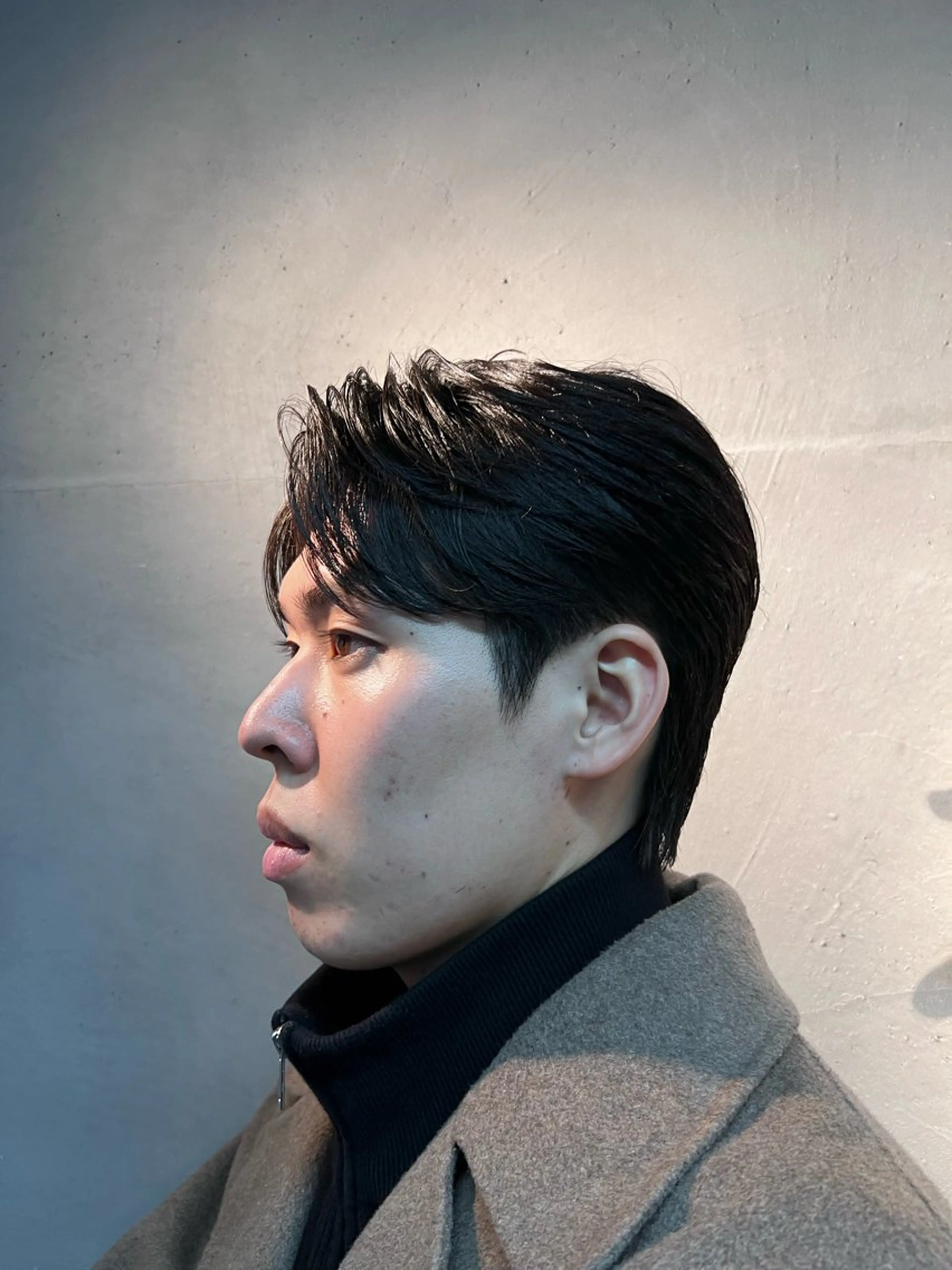 ショート メンズ センターパート ショートヘア 💥メンズパーマ /表参道/モント💥のヘアスタイル