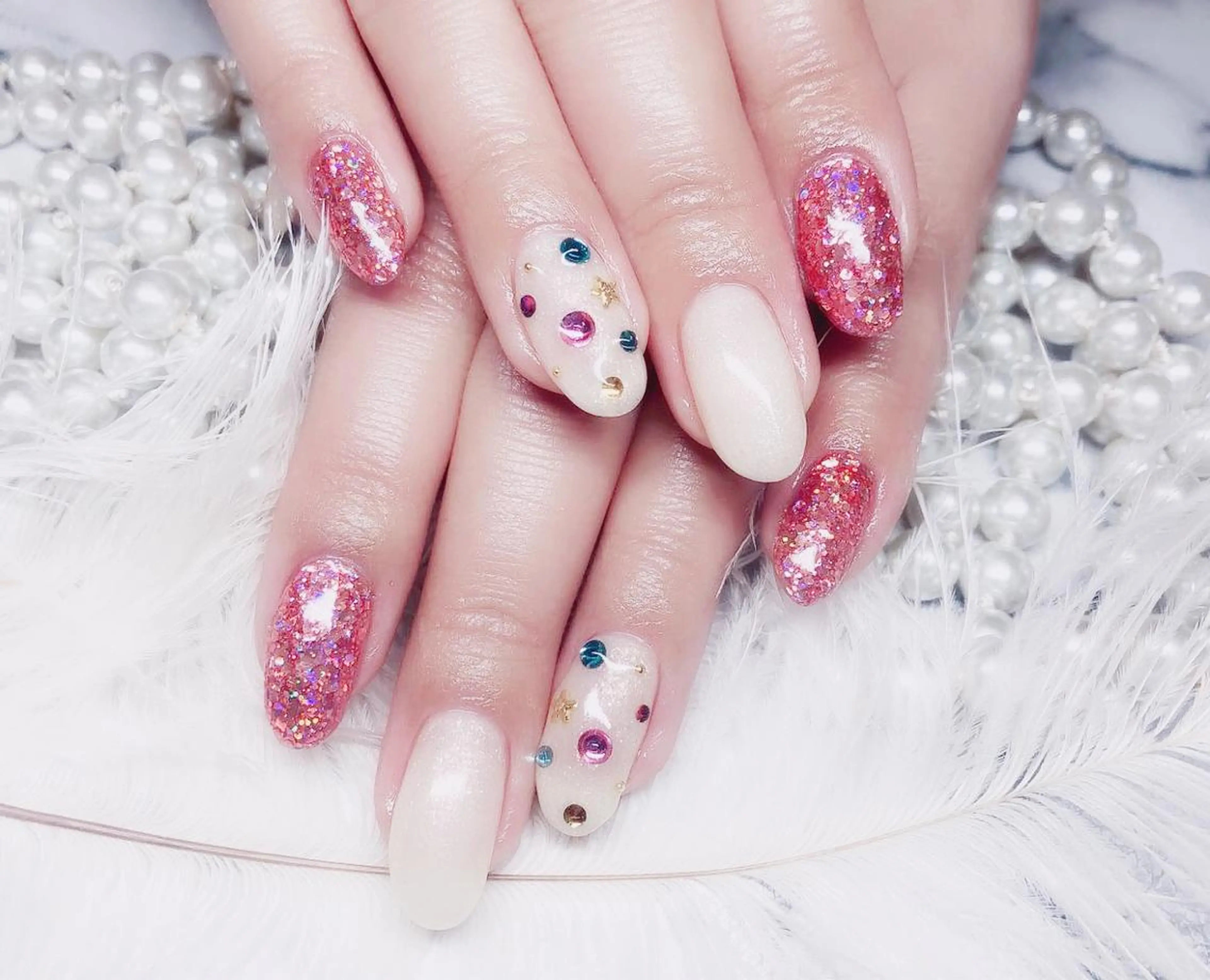 ネイル マジック ミラーのネイルデザイン