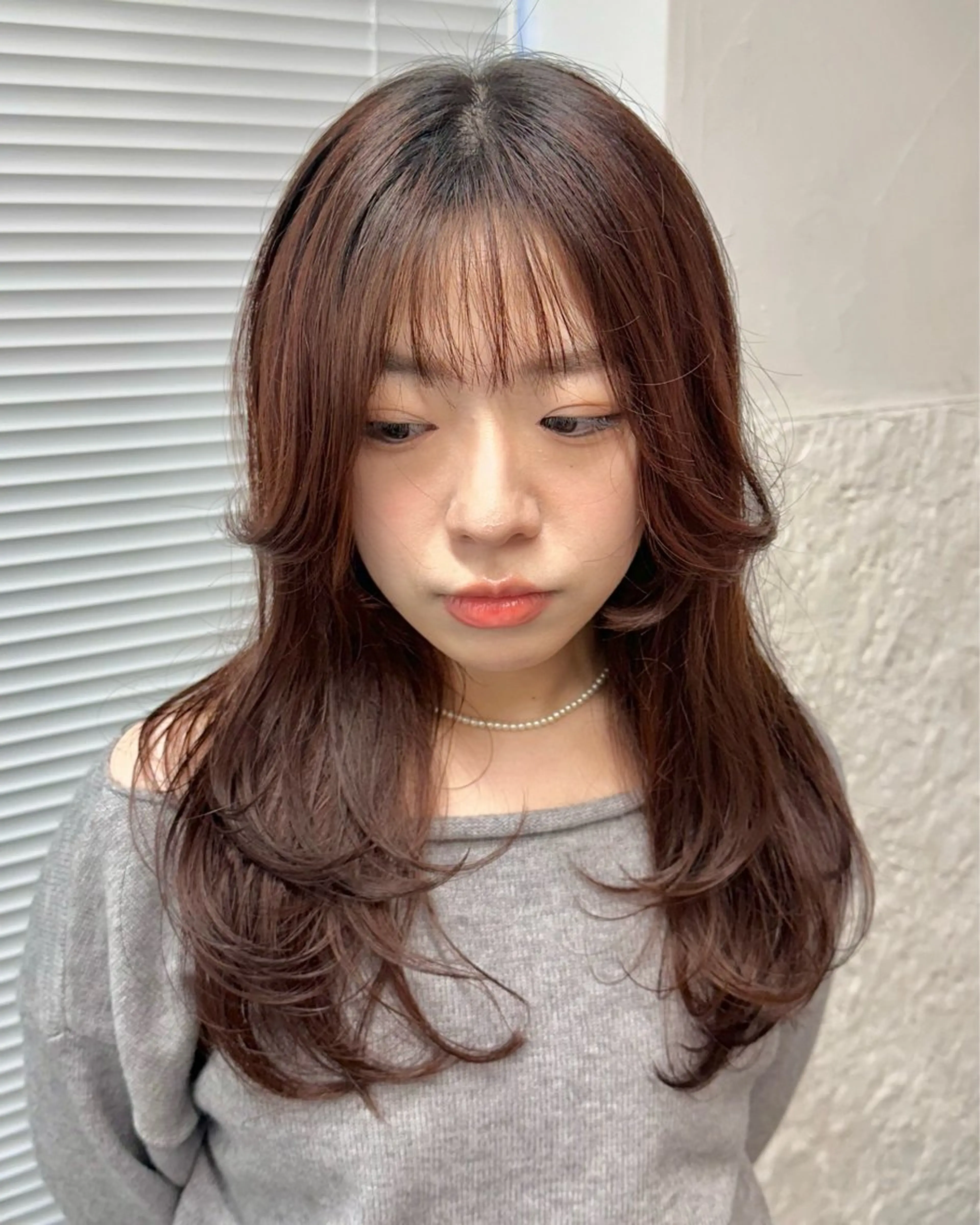 ロング カラー 韓国風ヘア レイヤーカット ロング カット ヘアカラー トリートメント インナーカラー/レイ ヤーカット♡/マキシのヘアスタイル