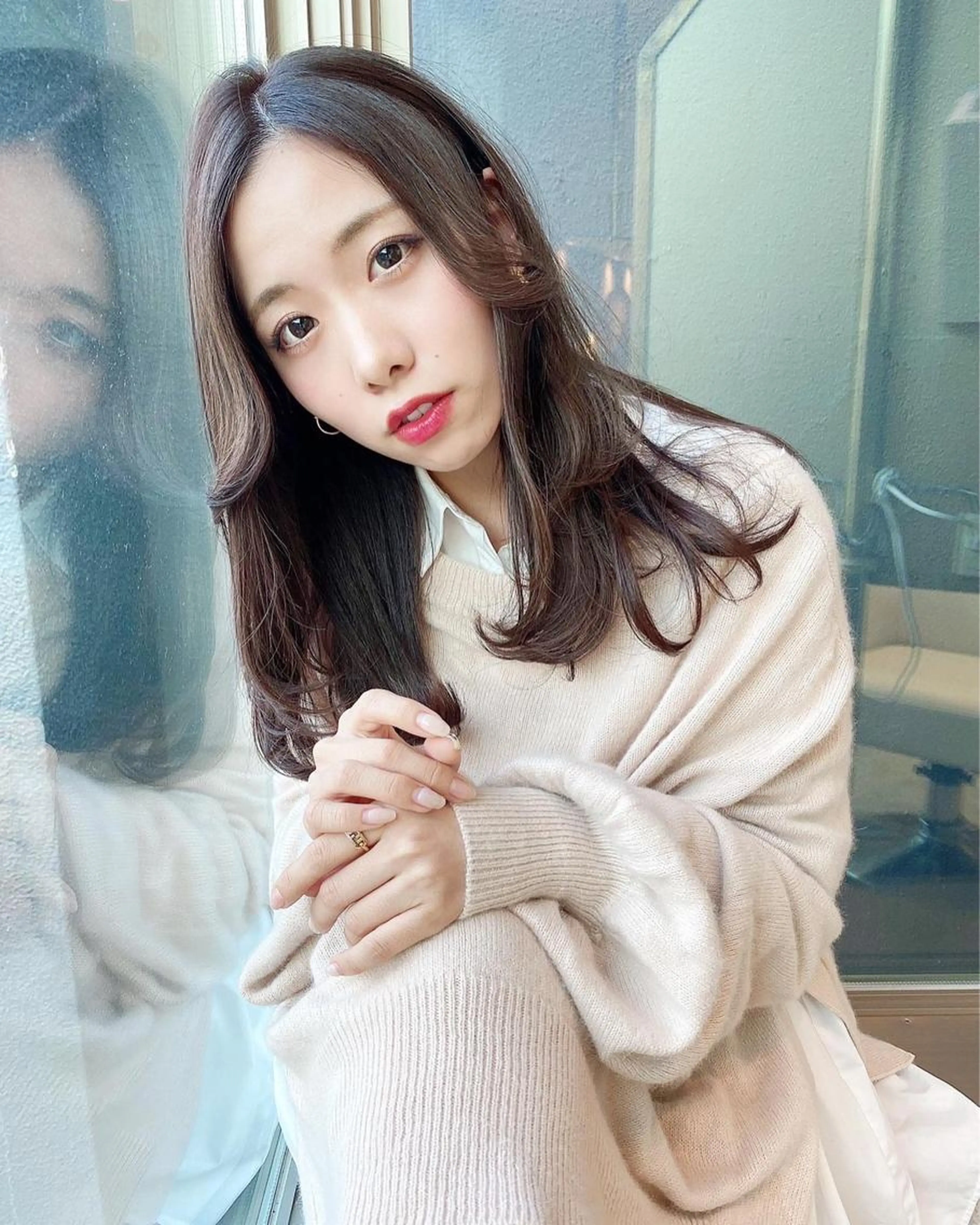 【リピートメニュー】似合わせ前髪カット+アディクシーカラーの写真