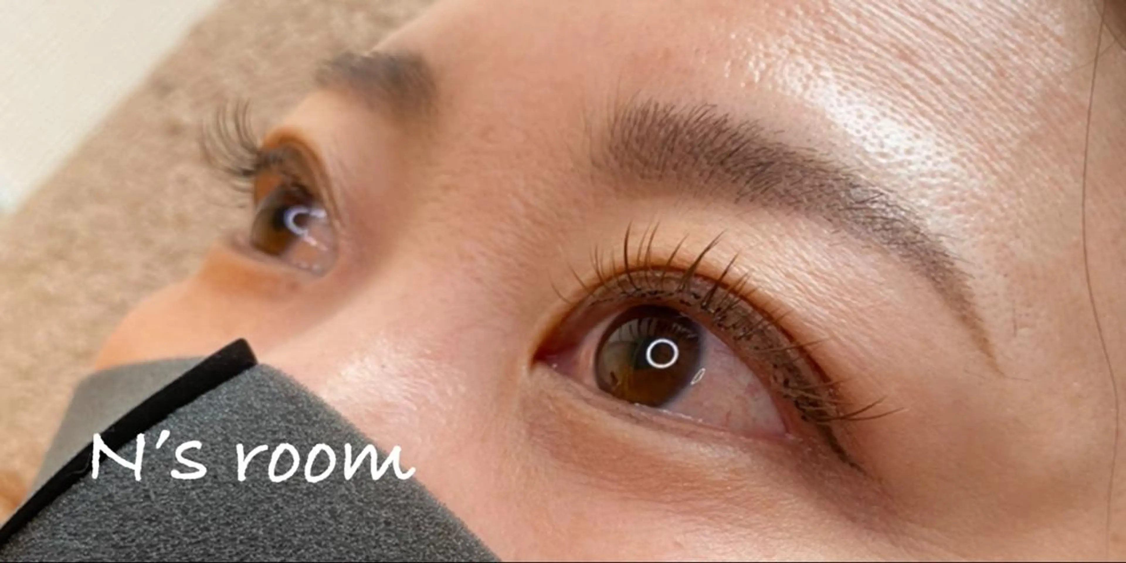 マツエク・マツパ カラーマツエク フラットラッシュ n‘s roomのマツエク・マツパデザイン