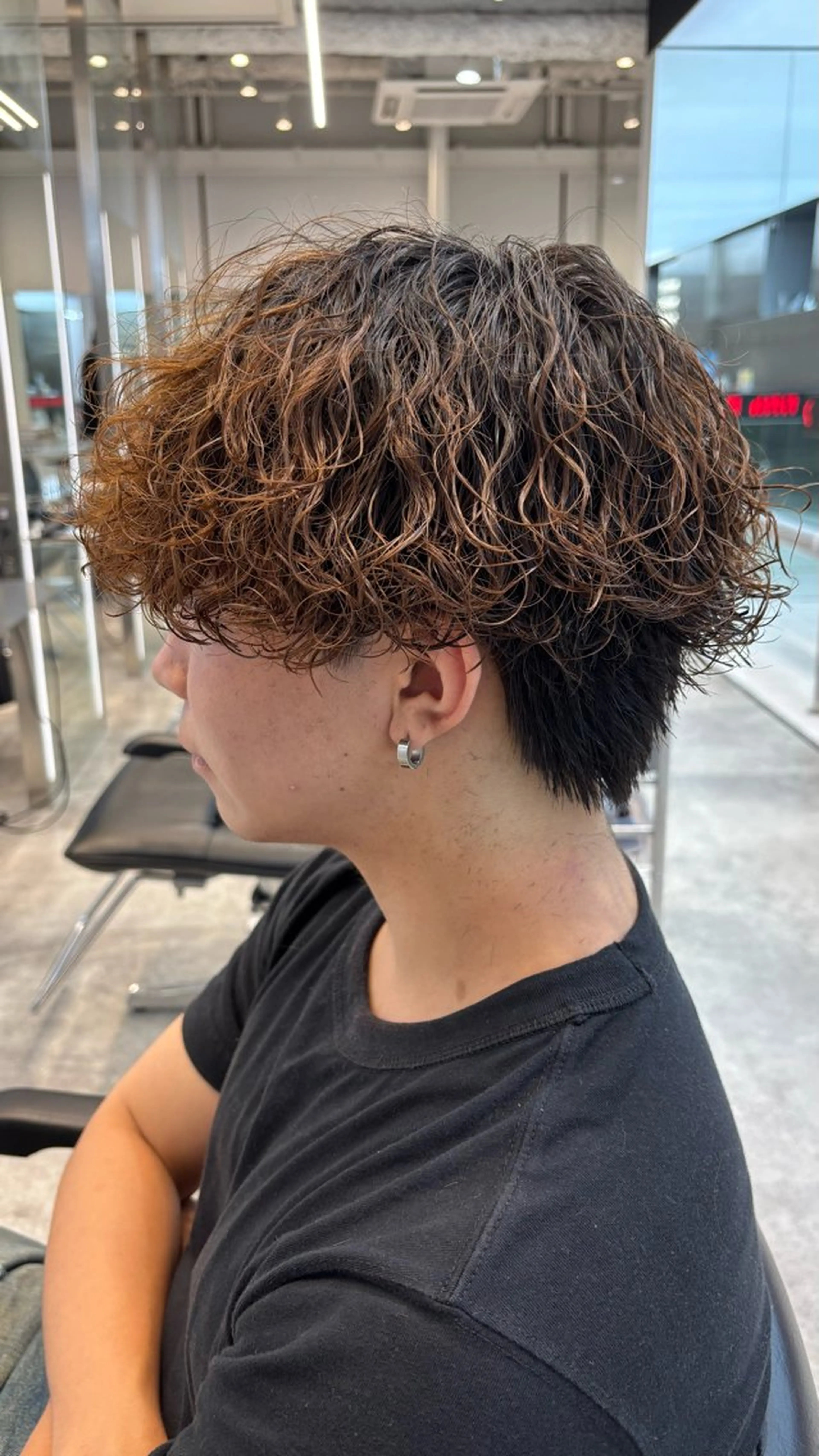 パーマ メンズ メンズパーマ 波巻きパーマ 高橋 晴のヘアスタイル