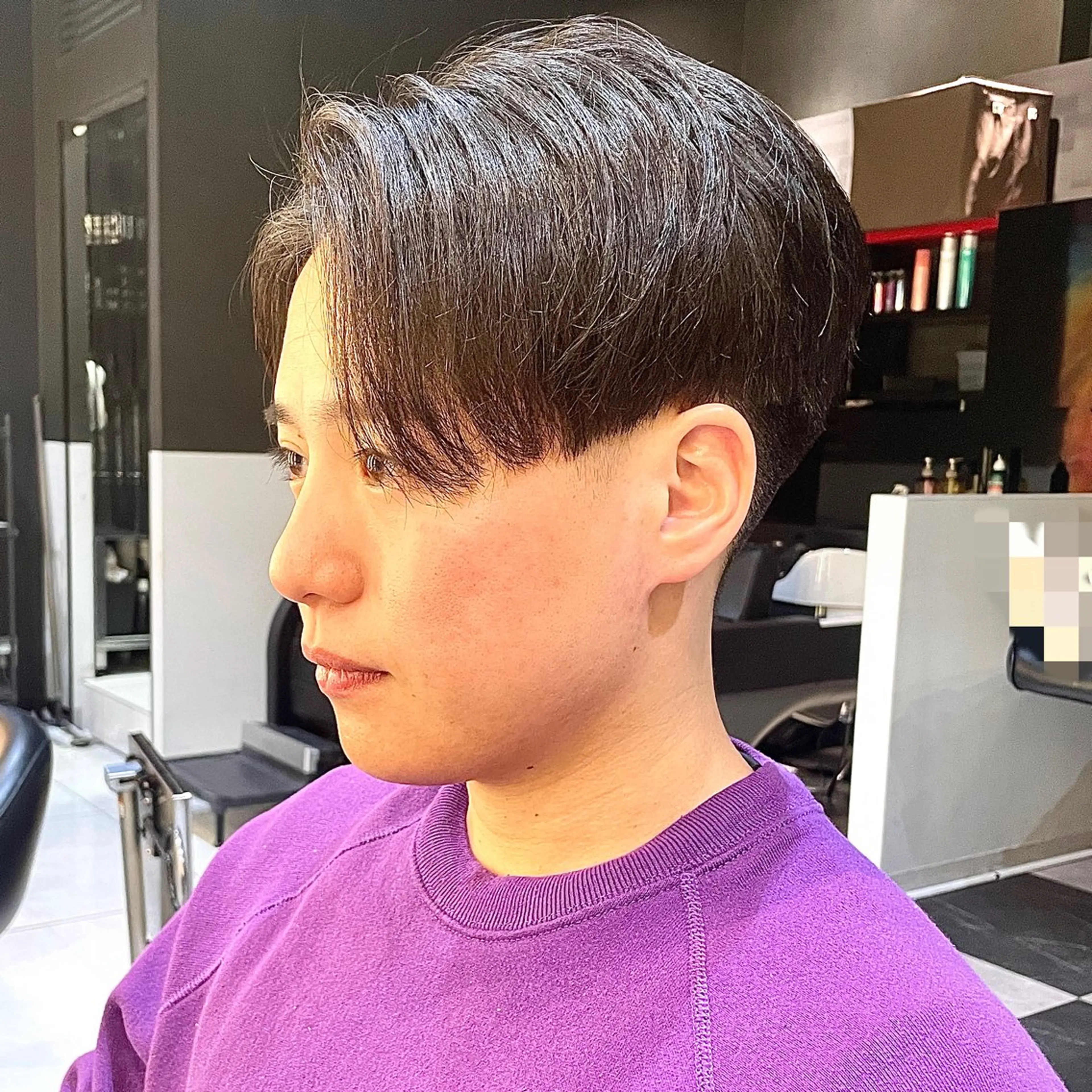 ショート パーマ メンズ ダウンパーマ メンズパーマ 髪質改善 カット パーマ トリートメント メンズヘア特化 崎田 成人のヘアスタイル