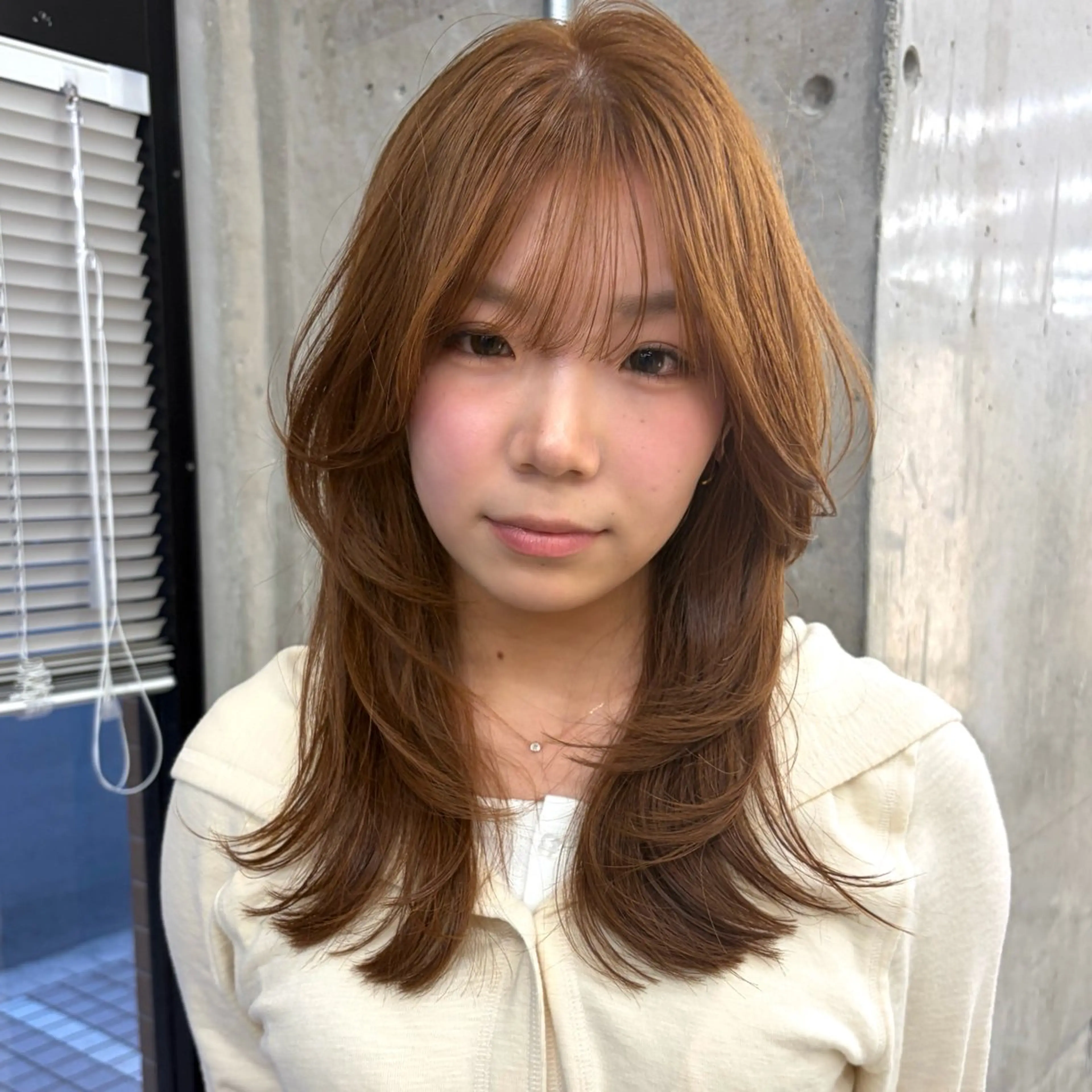 ミディアム カラー ベージュカラー レイヤーカット カット ヘアカラー トリートメント ボブ/パーマ ハイトーン/平井🌱のその他イメージ