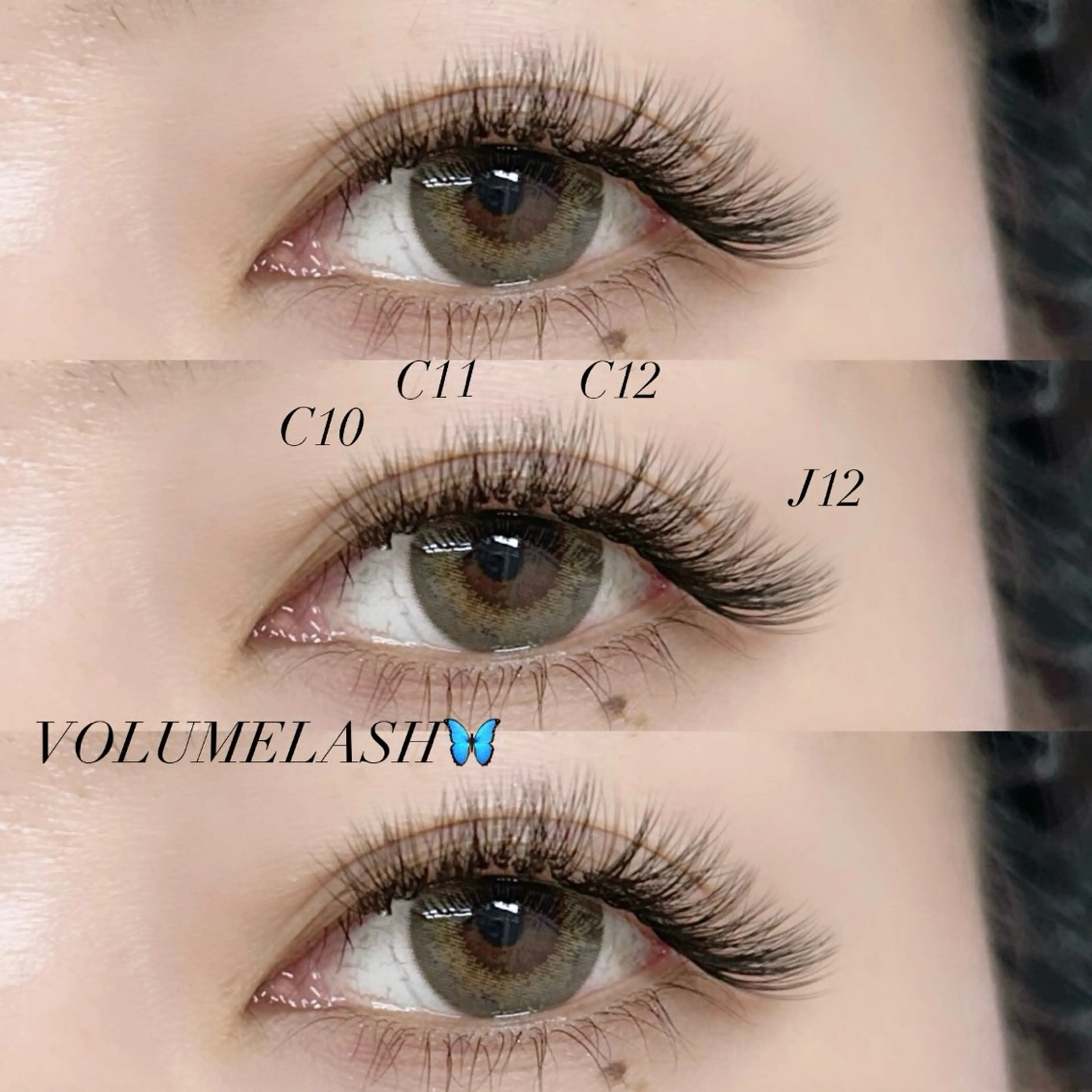 マツエク・マツパ ボリュームラッシュ YUKA 💫大阪福島のマツエク・マツパデザイン