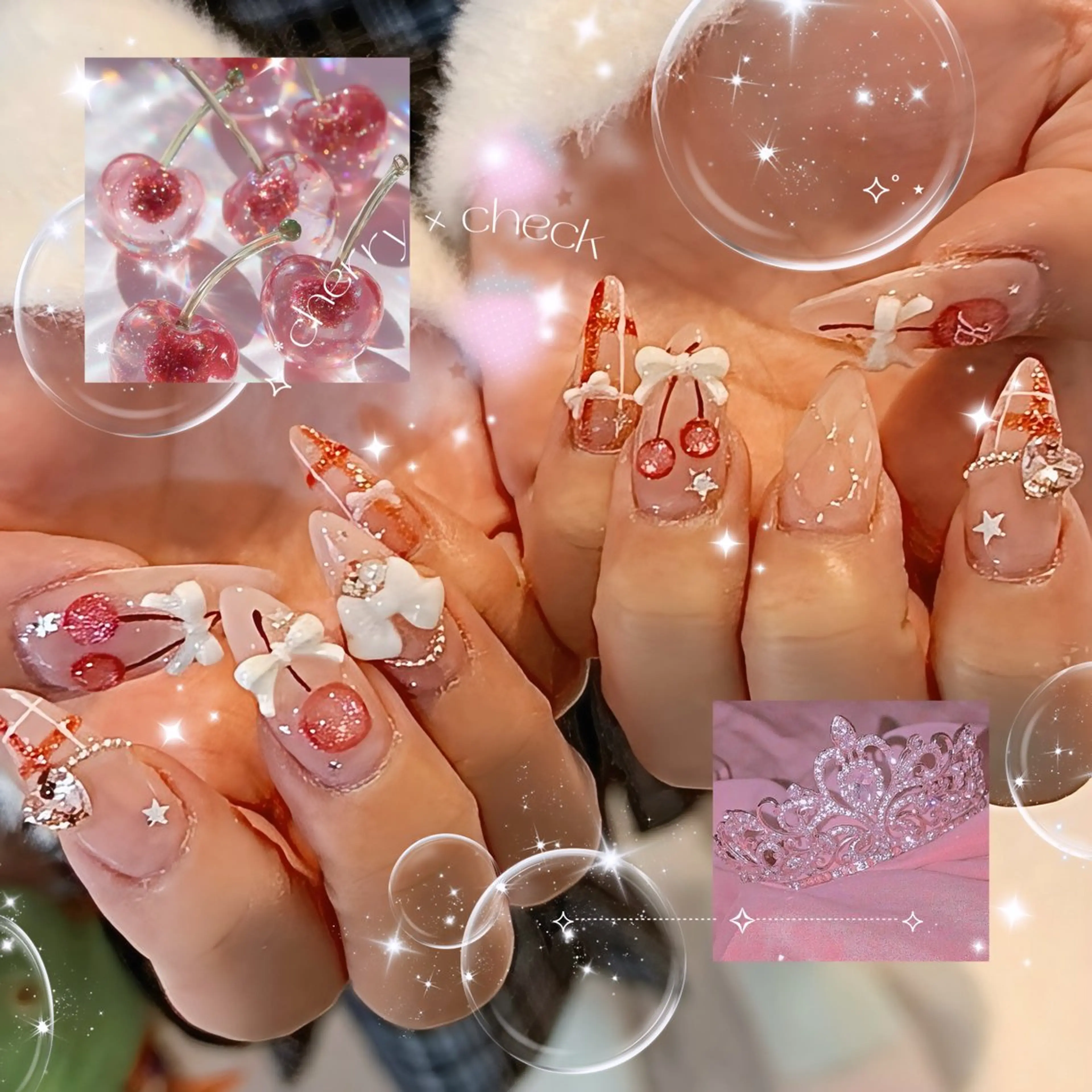 ネイル ガーリー ワンホンネイル ハンドネイル nail salon popoのネイルデザイン